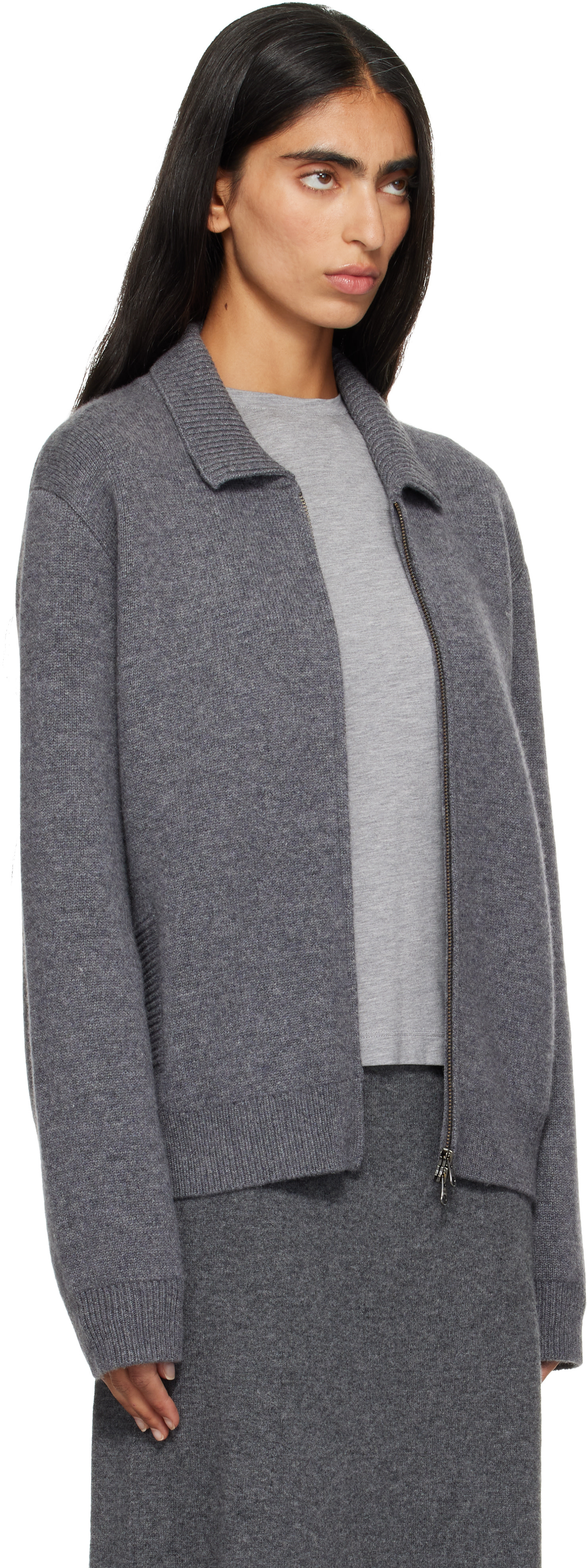 LISA YANG - Pull Aleya gris