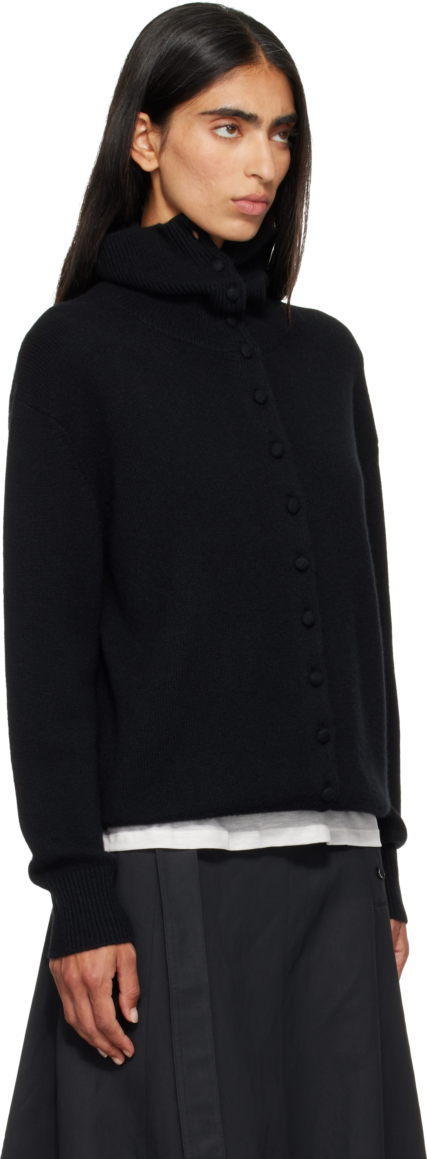 LISA YANG - Cardigan Denie noir