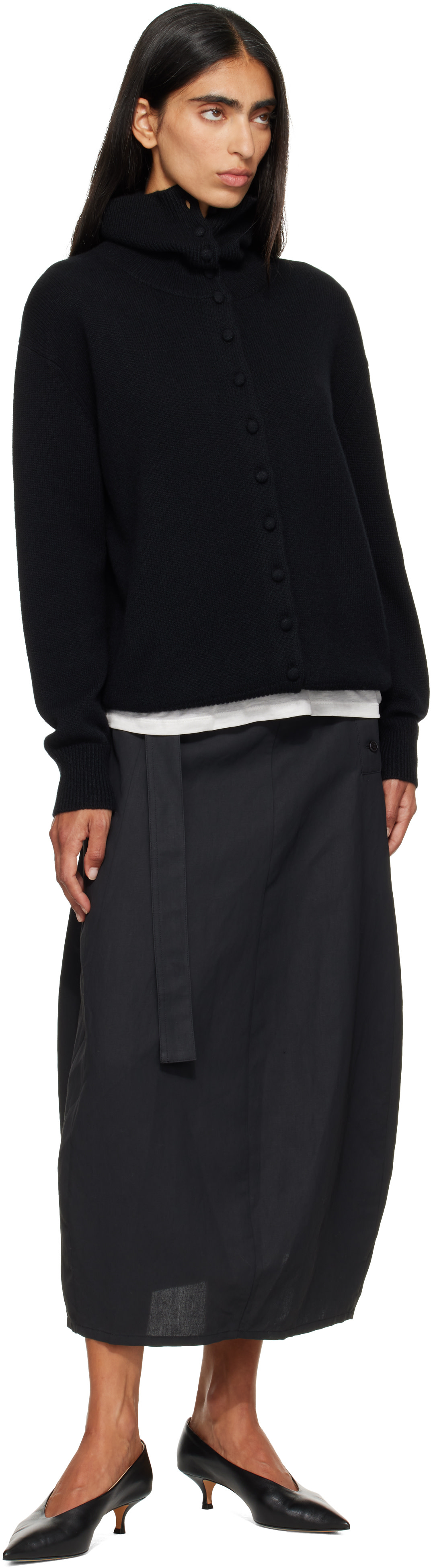 LISA YANG - Cardigan Denie noir