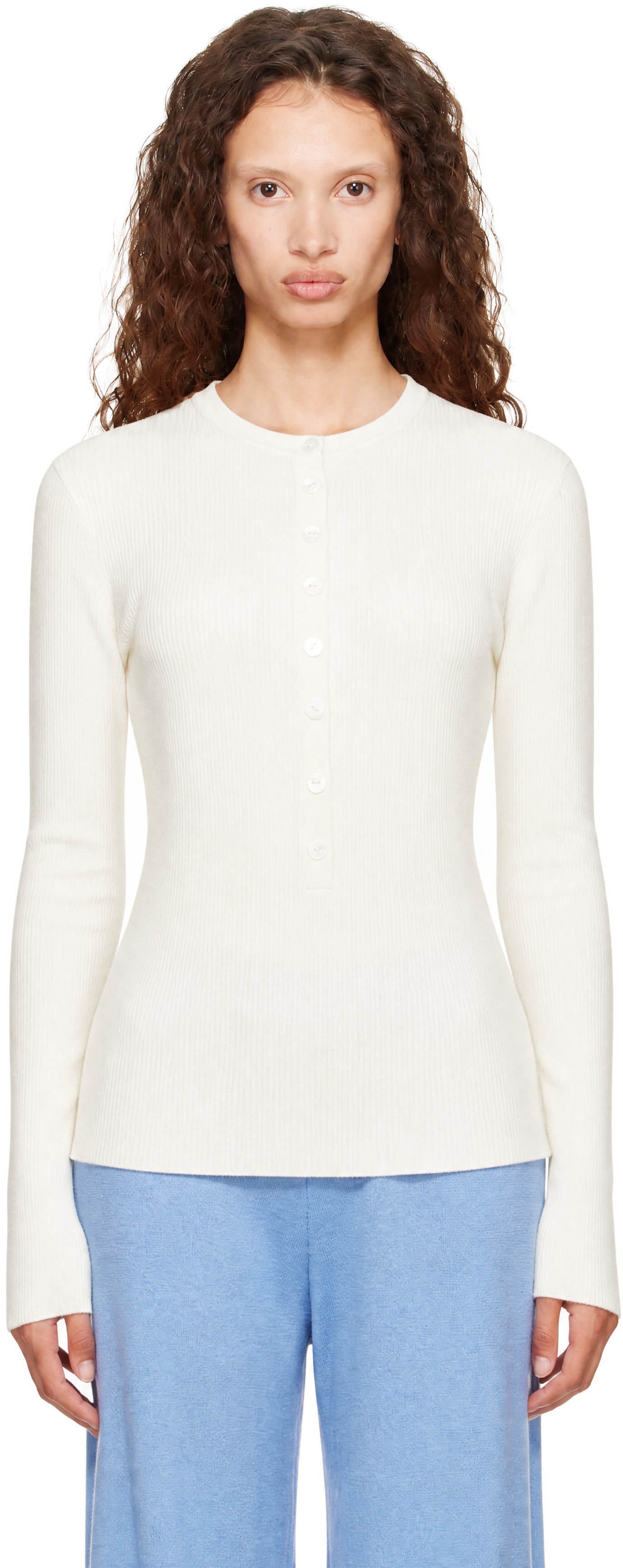 LISA YANG: White Airi T-shirt | SSENSE