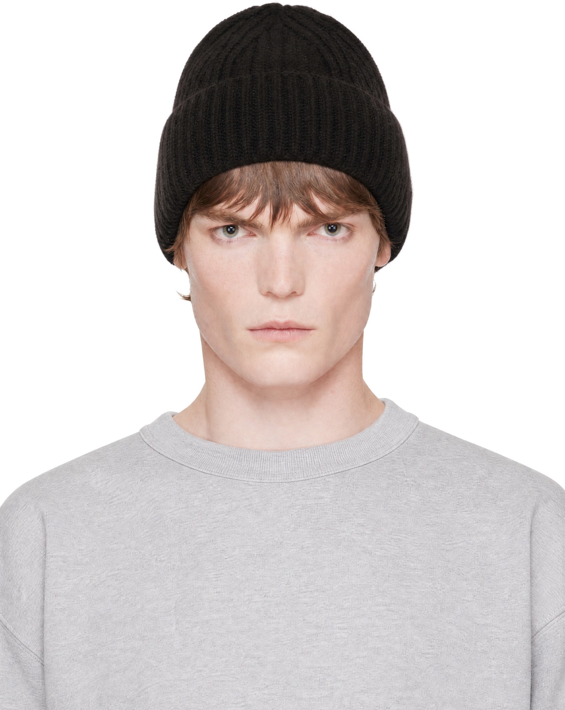 LISA YANG - Brown Menton Beanie