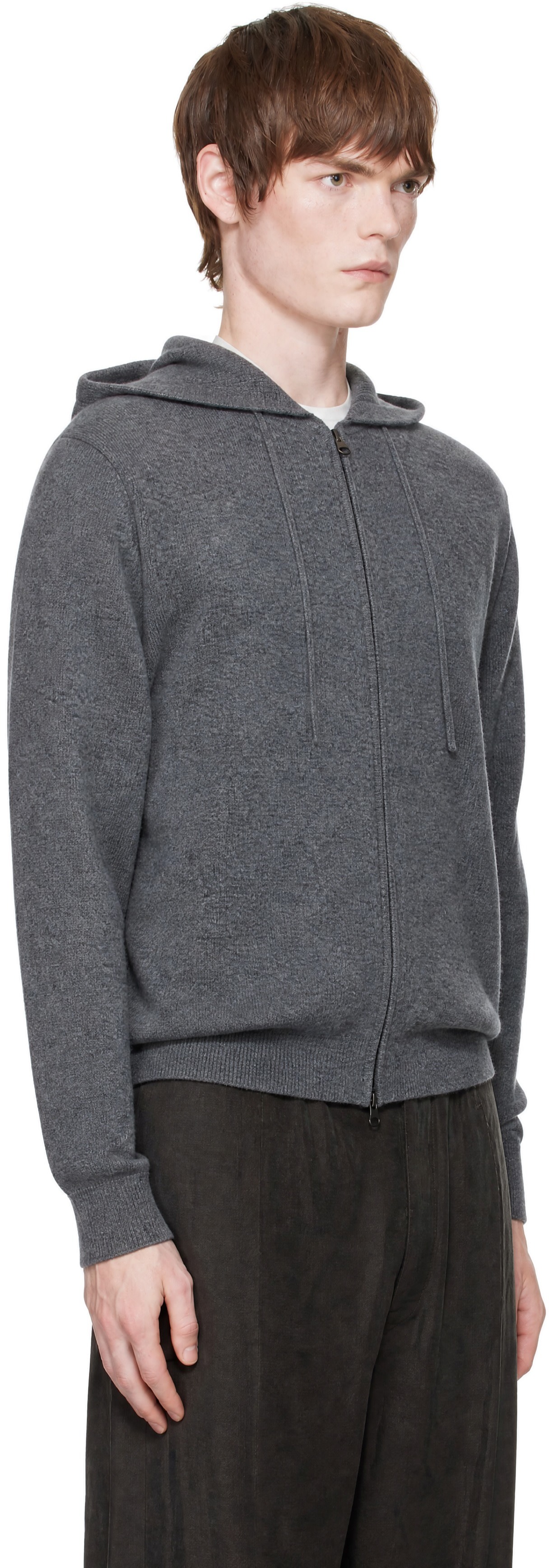 LISA YANG - Pull à capuche Emerson gris
