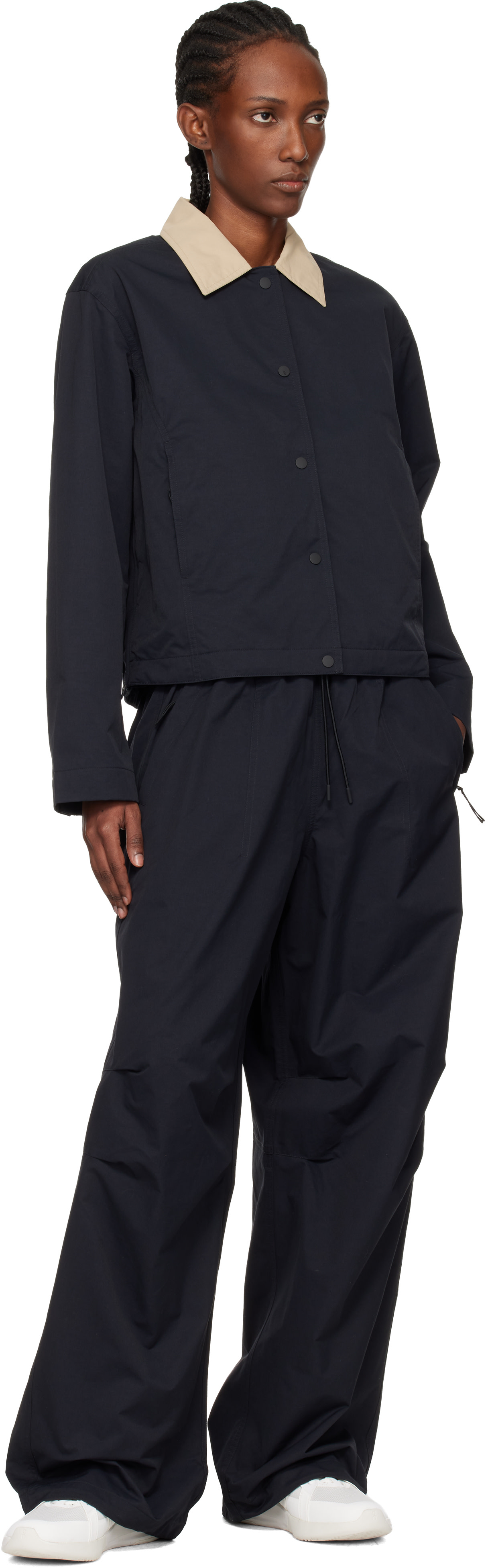 On: Black Coach Jacket | SSENSE Canada