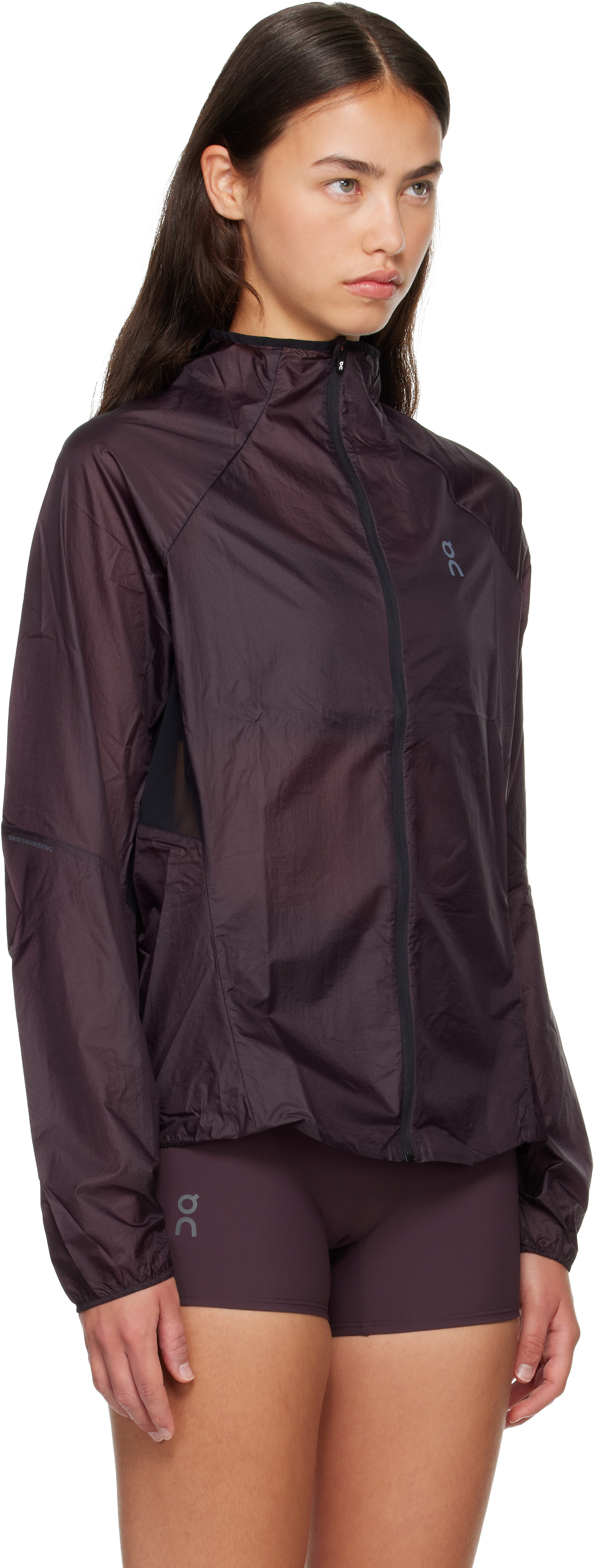 On - Purple Zero Running Jacket