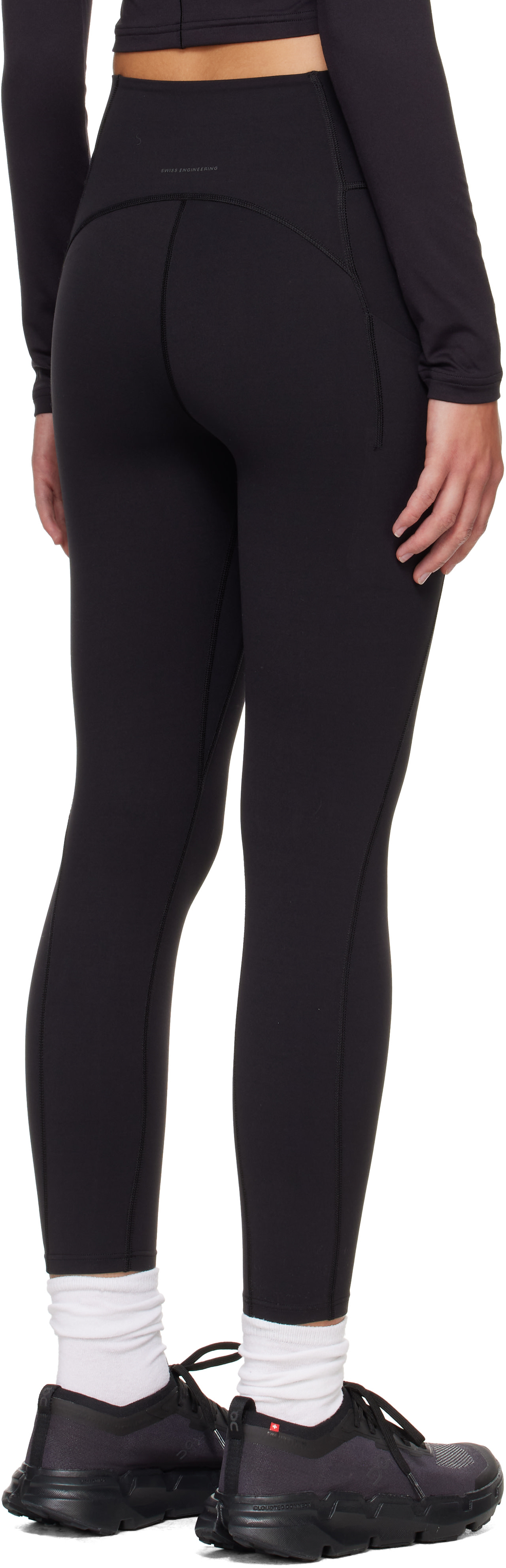 On - Legging de course Studio 7/8 noir
