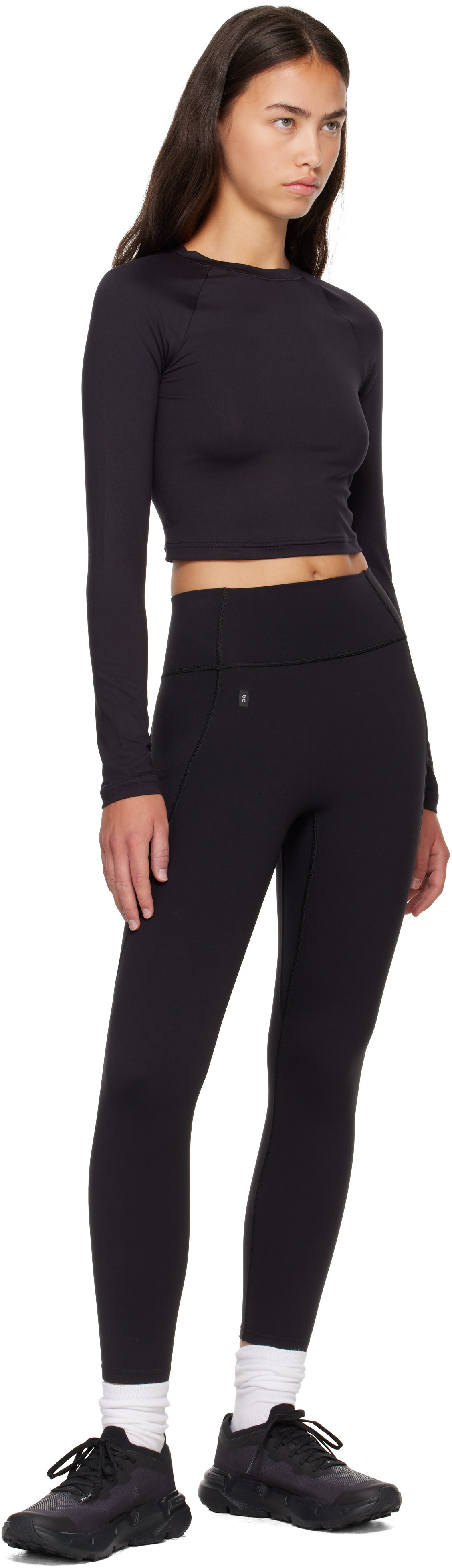 On - Legging de course Studio 7/8 noir