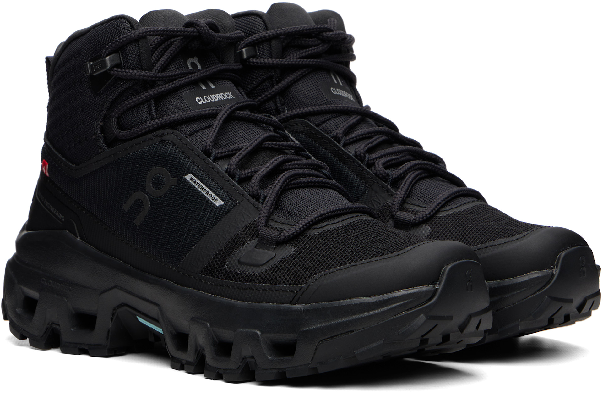 On - Baskets montantes imperméables Cloudrock noires