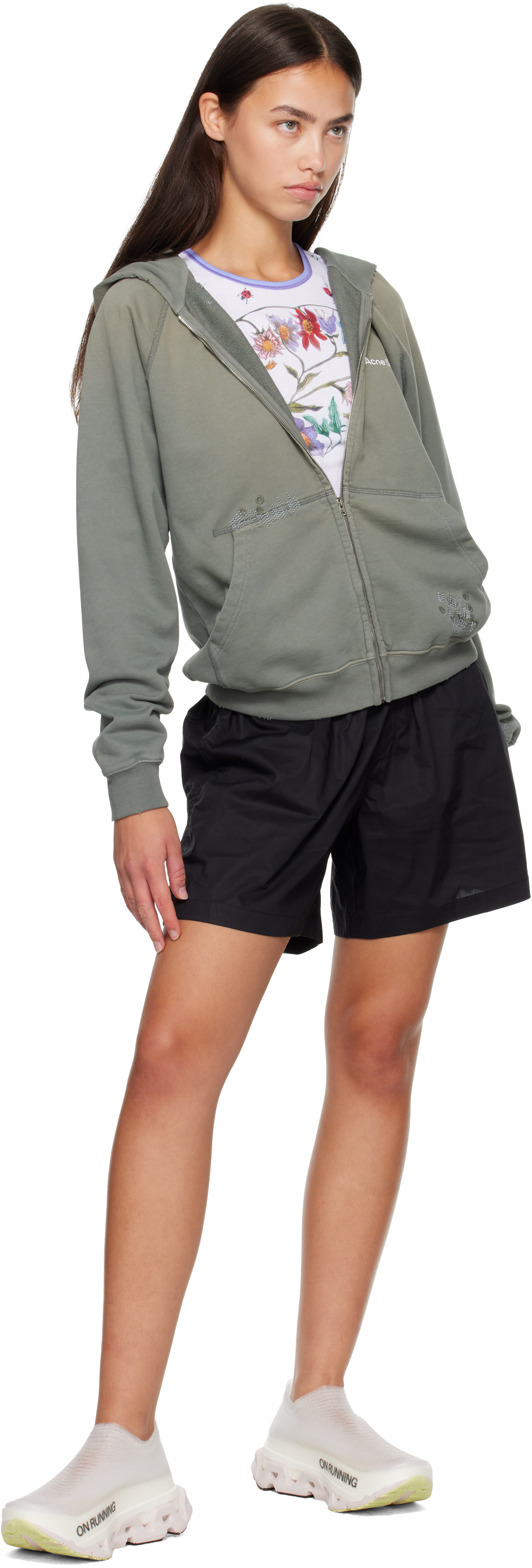 On - 화이트 클라우드몬스터 3 하이퍼 라이트스프레이 스니커즈