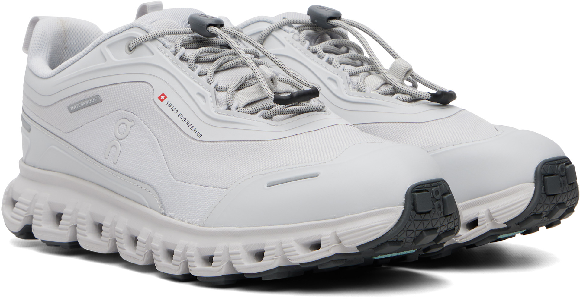 On - Baskets imperméables Cloud 6 Geo grises