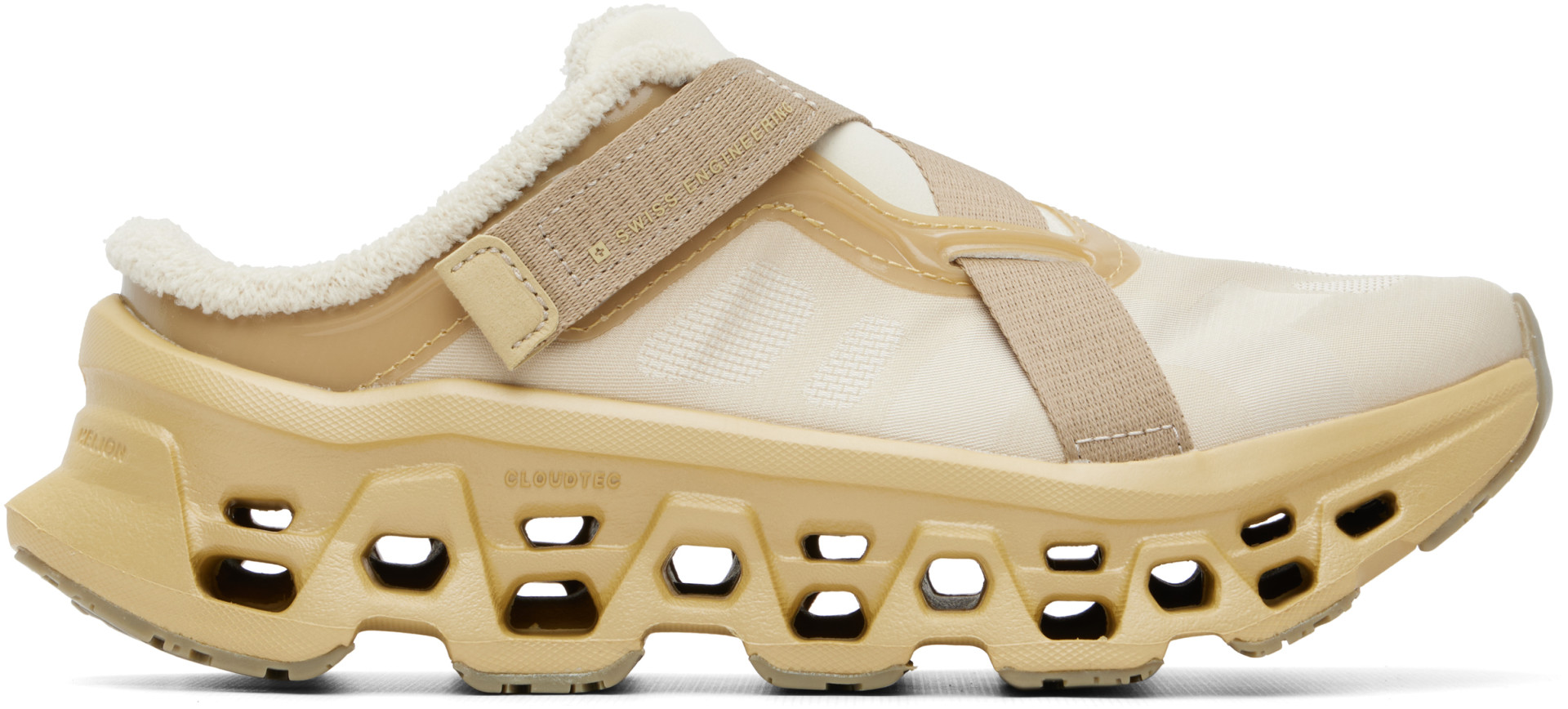 On: Beige FKA twigs Edition Cloudmonster 3 Mule Sneakers | SSENSE