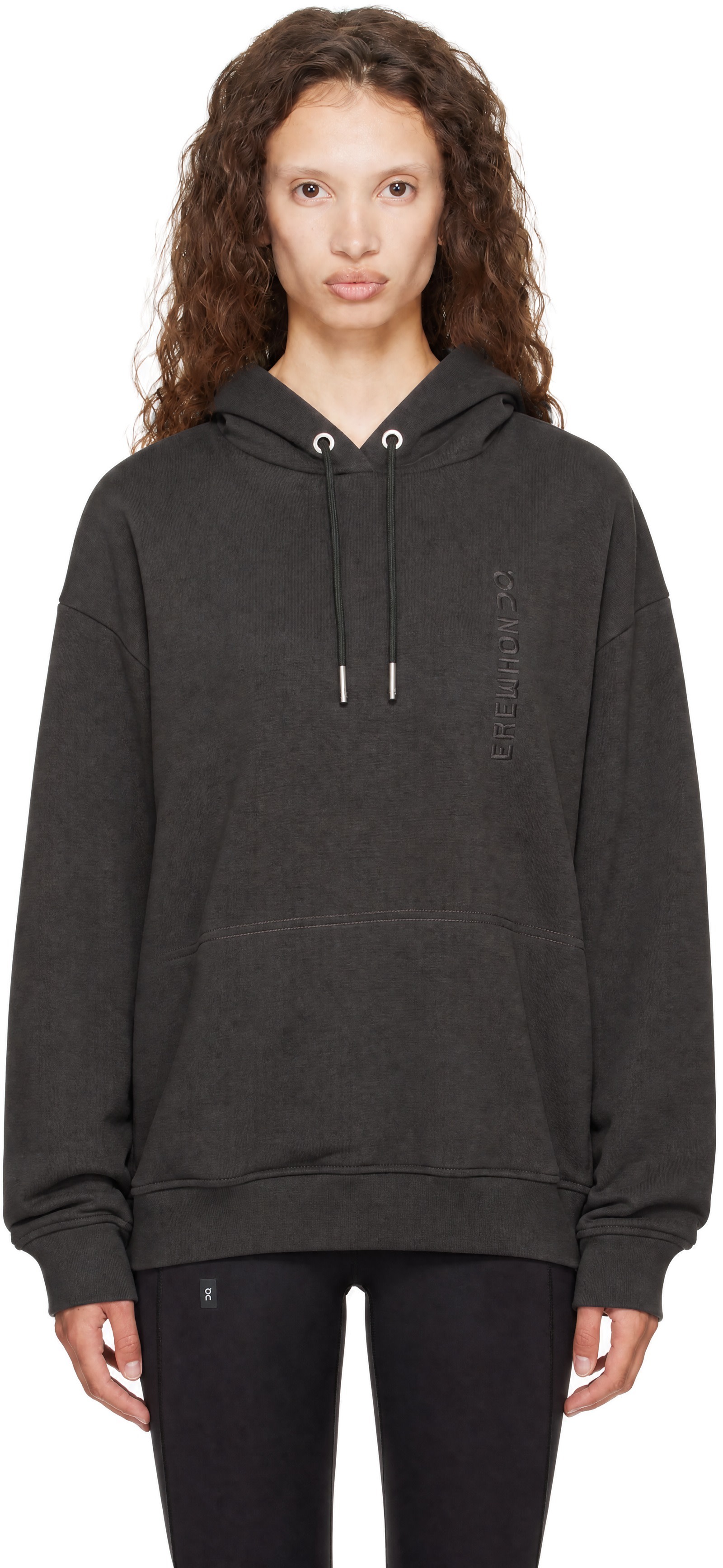 On - Pull à capuche Collective gris édition Erewhon
