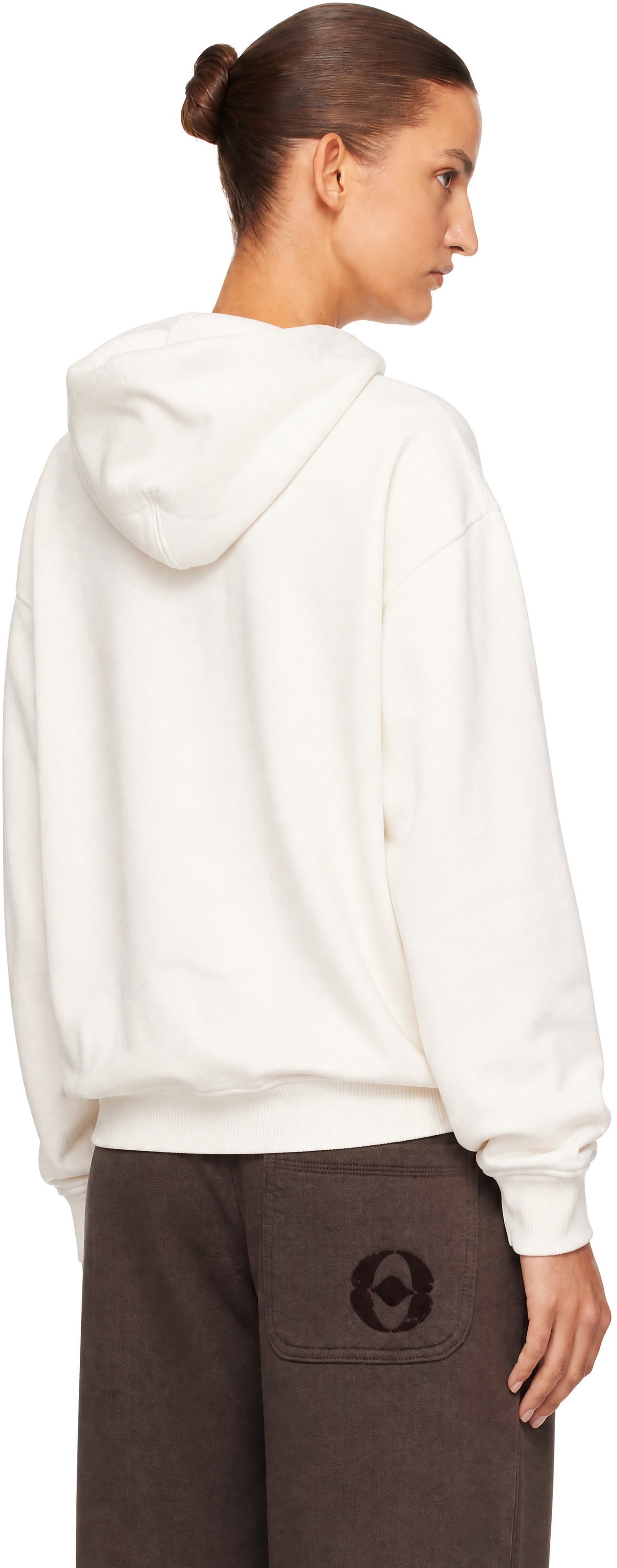 On - Pull à capuche Collective blanc cassé édition Erewhon