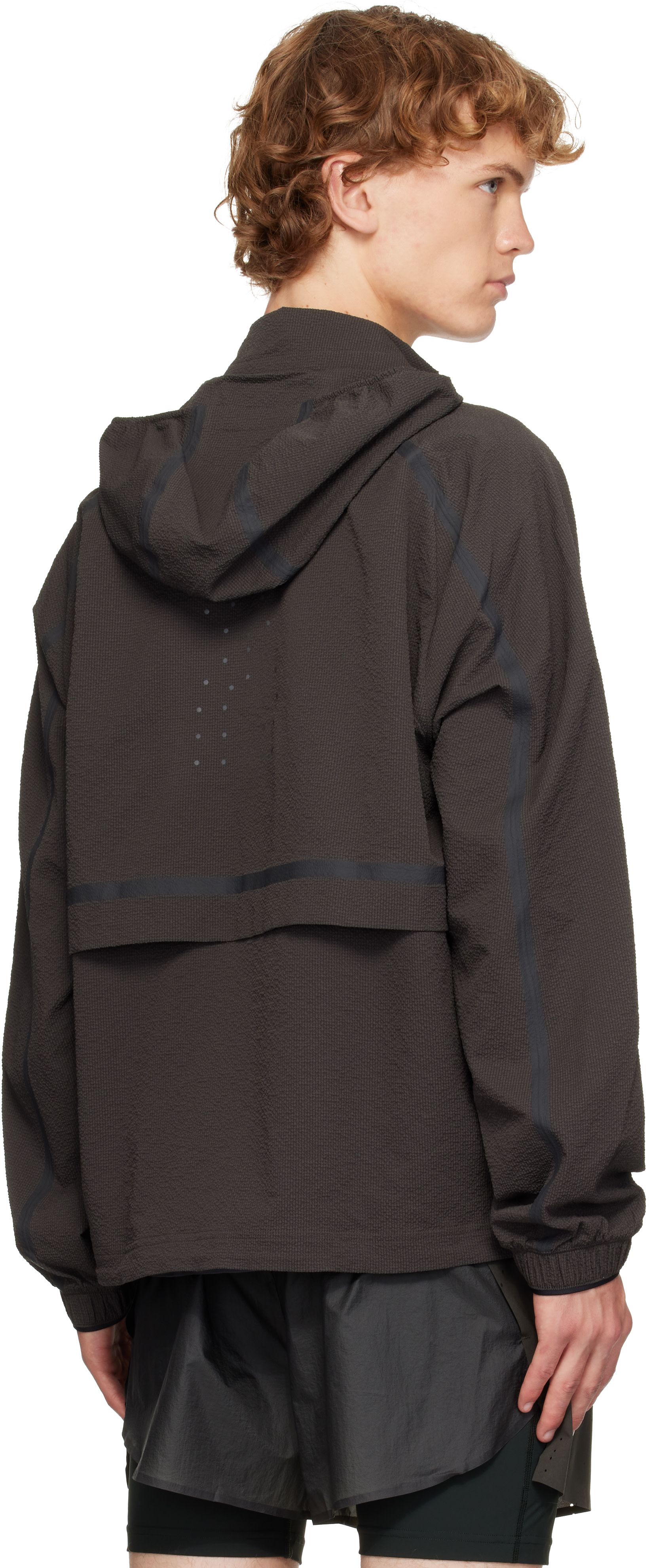 On - Brown Performance Volt Running Jacket