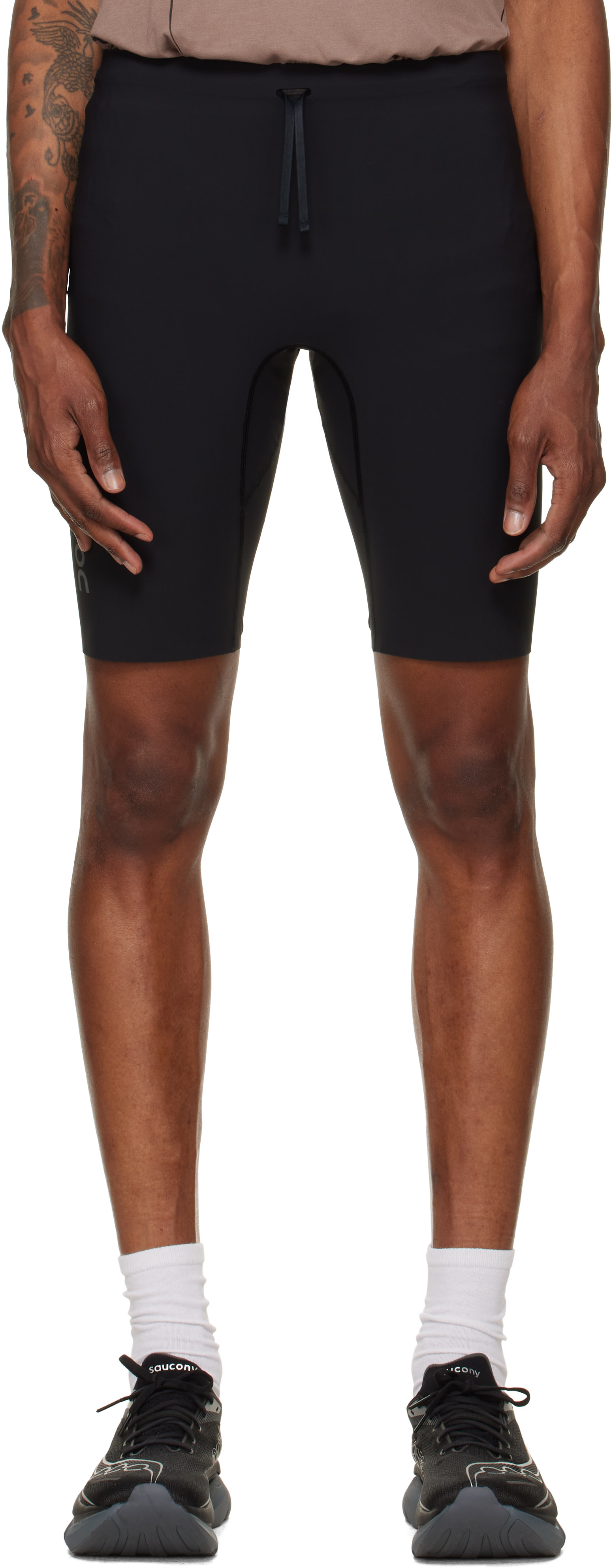 On - Short de course mi-cuisse Zero noir