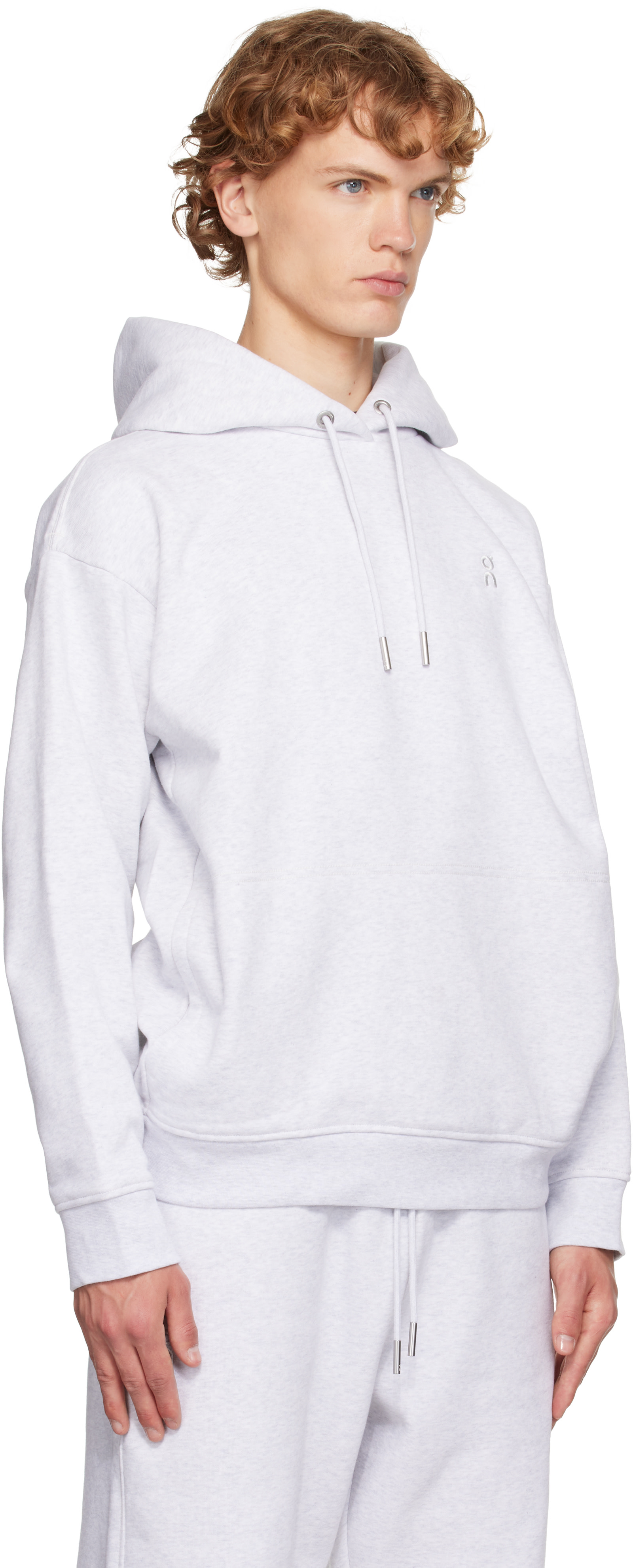 On - Pull à capuche Club Collective gris