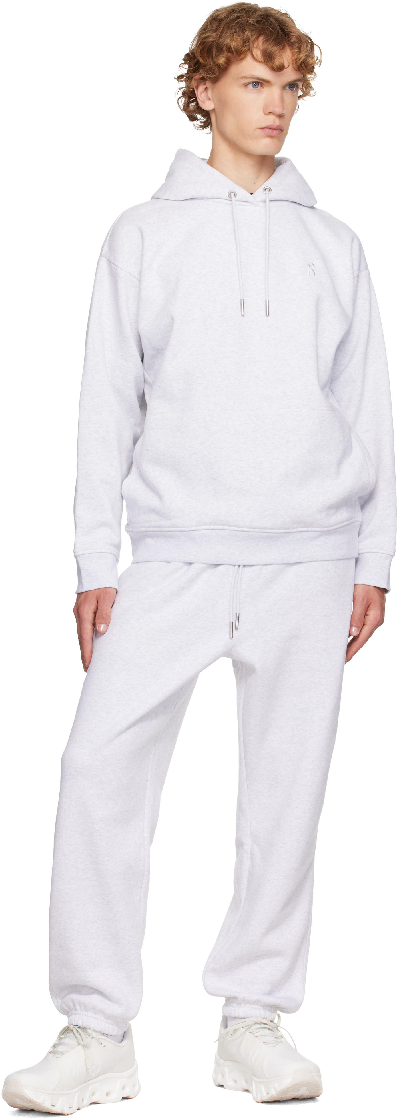 On - Pull à capuche Club Collective gris