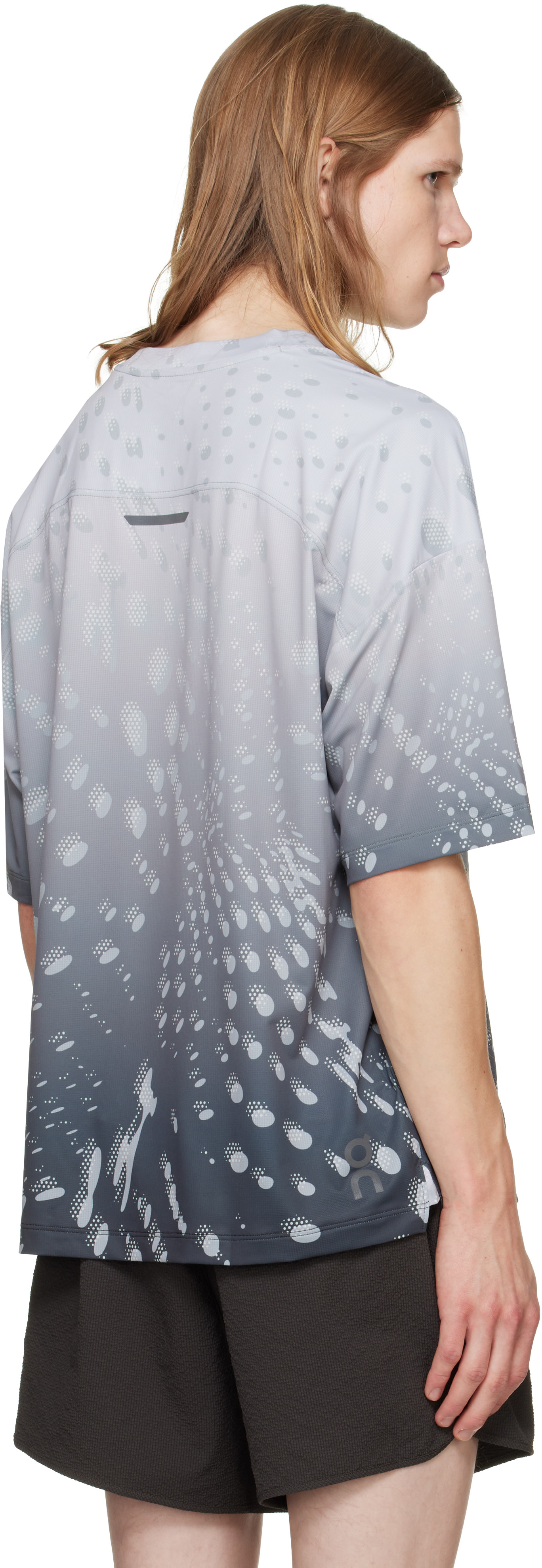 On - Gray Performance Volt Running T-shirt