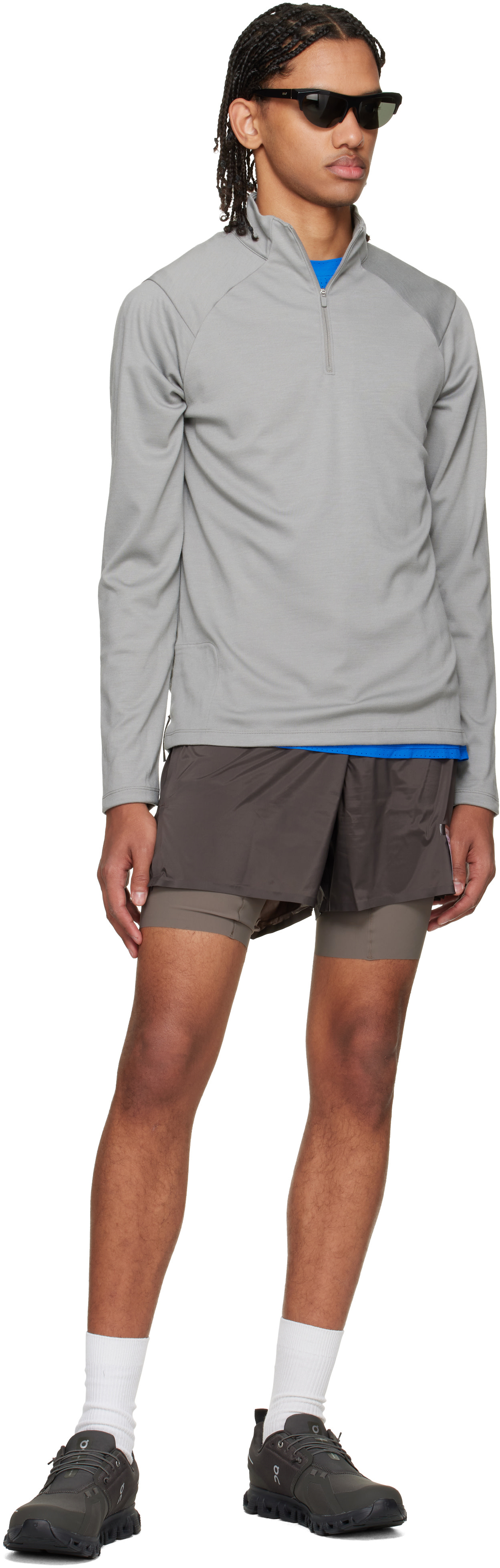 On - Baskets imperméables Cloud 6 brunes