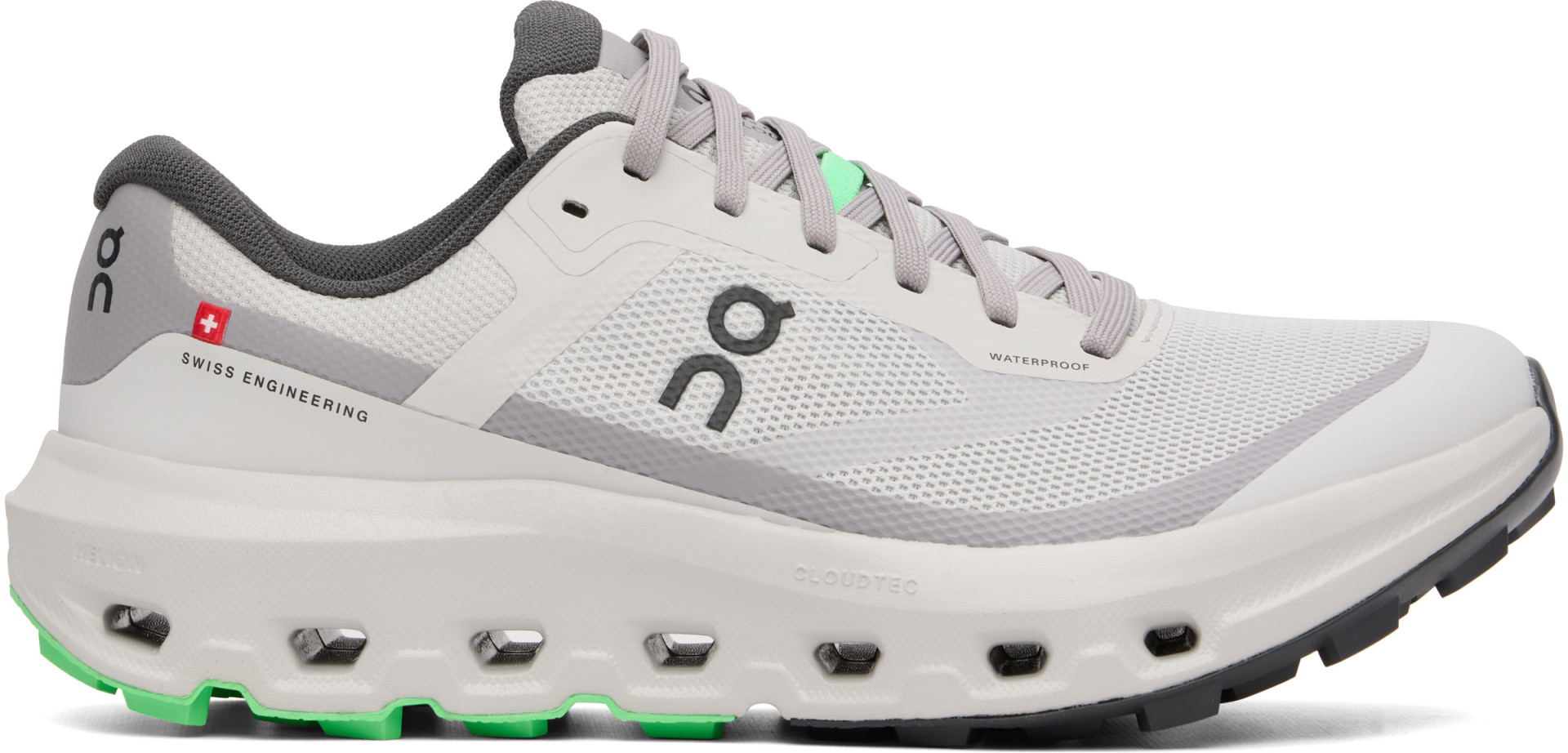 On - White Cloudvista 3 Waterproof Sneakers