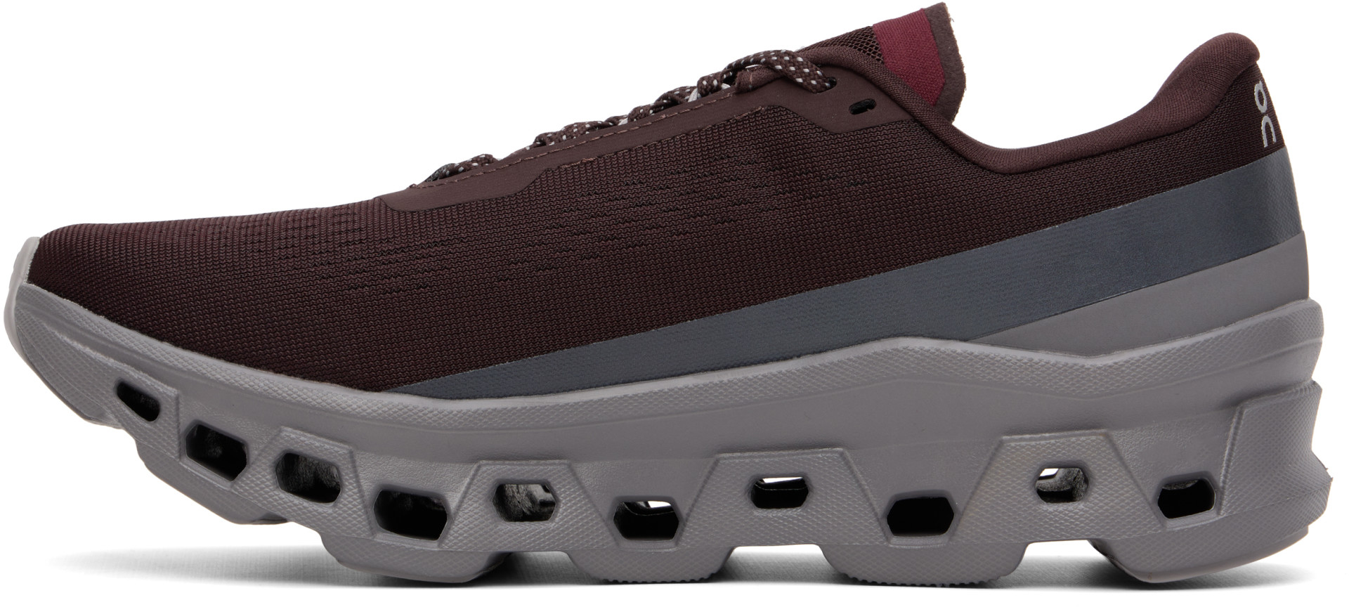 On - Burgundy Cloudmonster 1 Sneakers