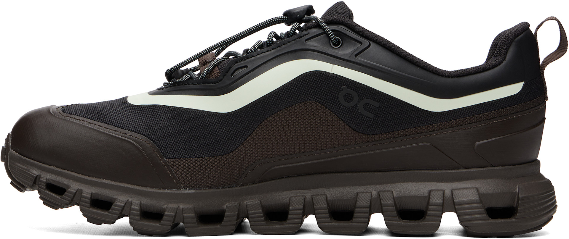 On: Brown & Black Cloud 6 Geo Waterproof Sneakers | SSENSE