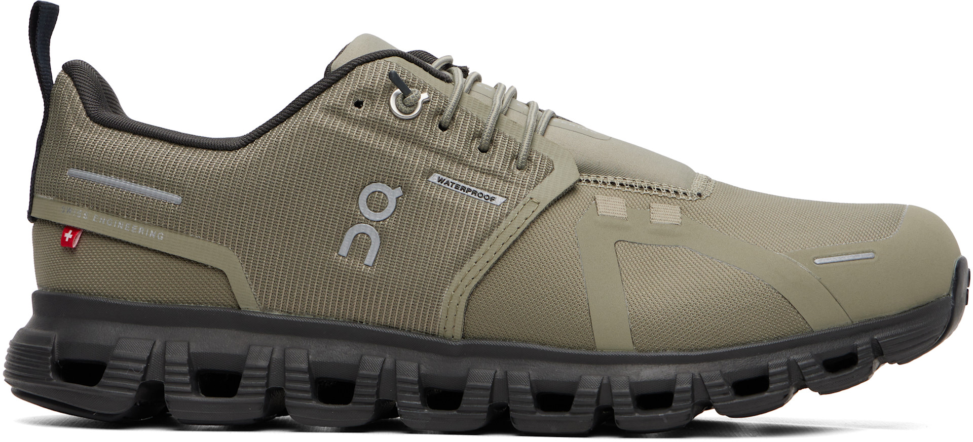 On - Baskets imperméables Cloud 6 kaki