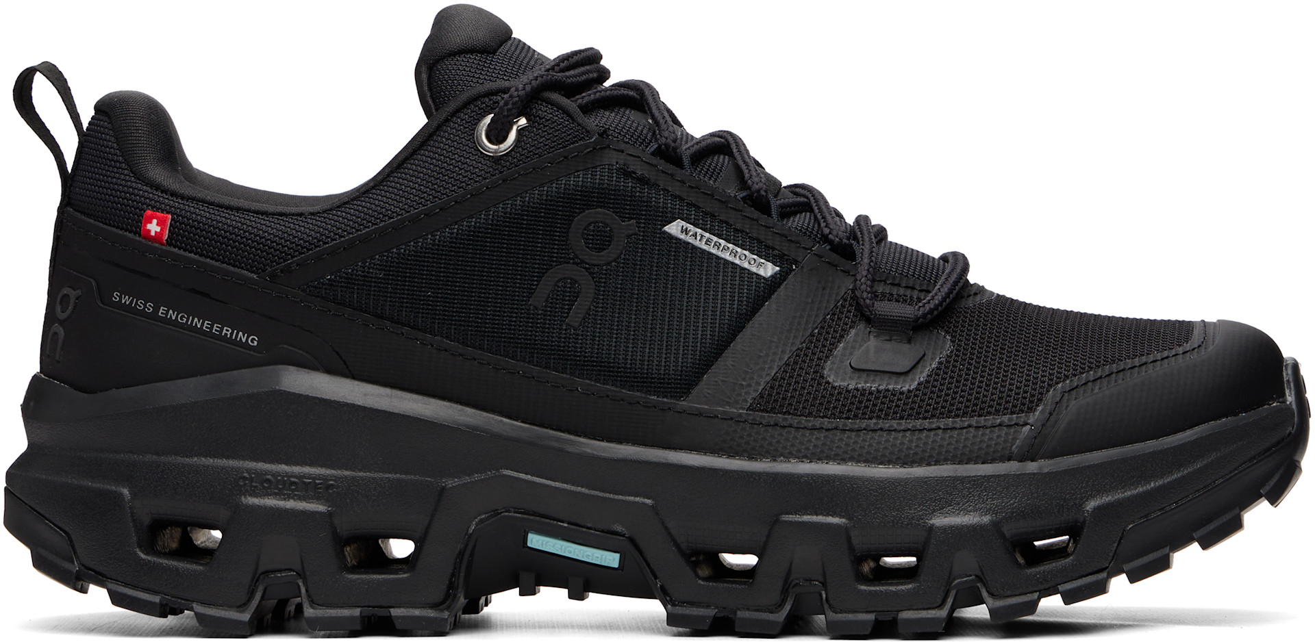 On - Black Cloudrock Low Waterproof Sneakers