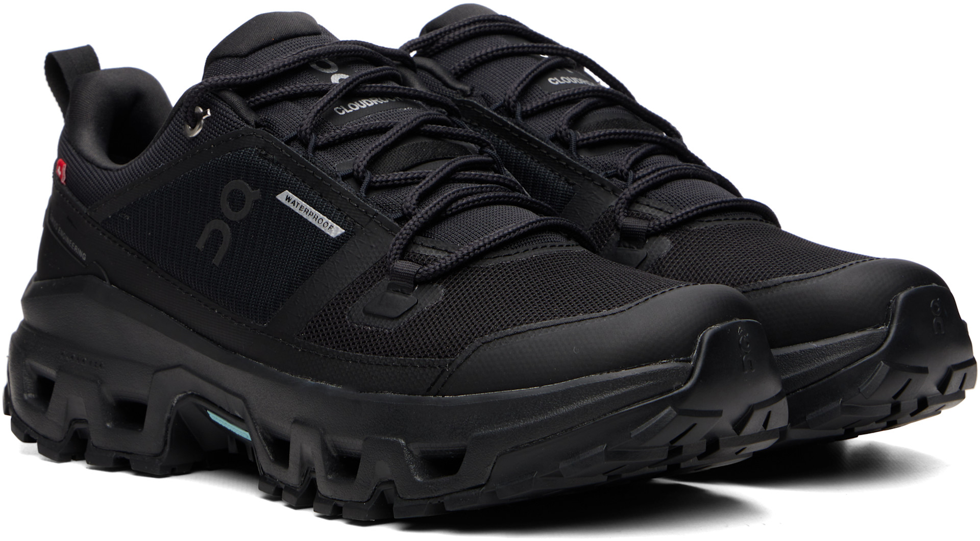 On - Black Cloudrock Low Waterproof Sneakers