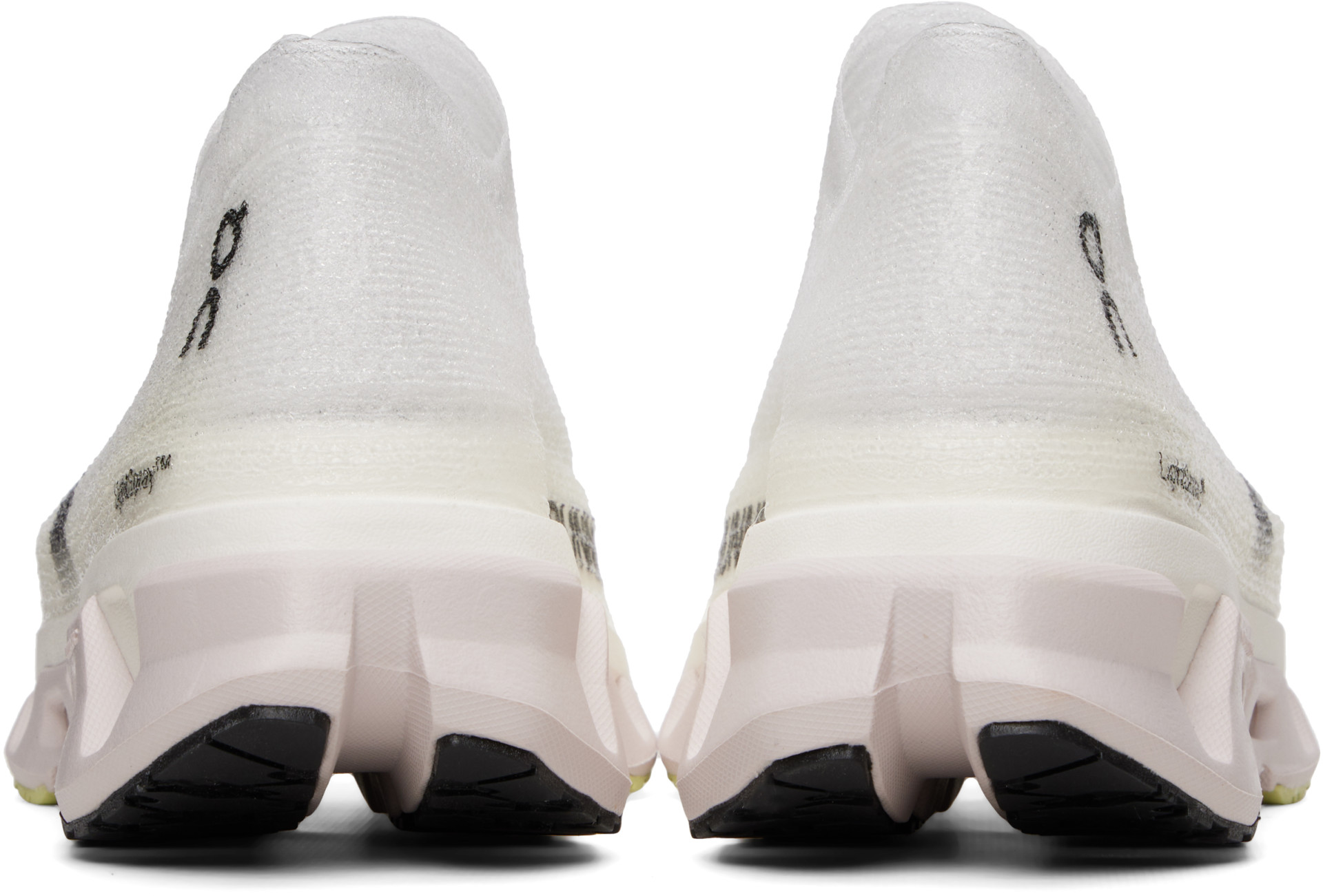 On - White & Pink LightSpray Cloudmonster 3 Hyper Sneakers