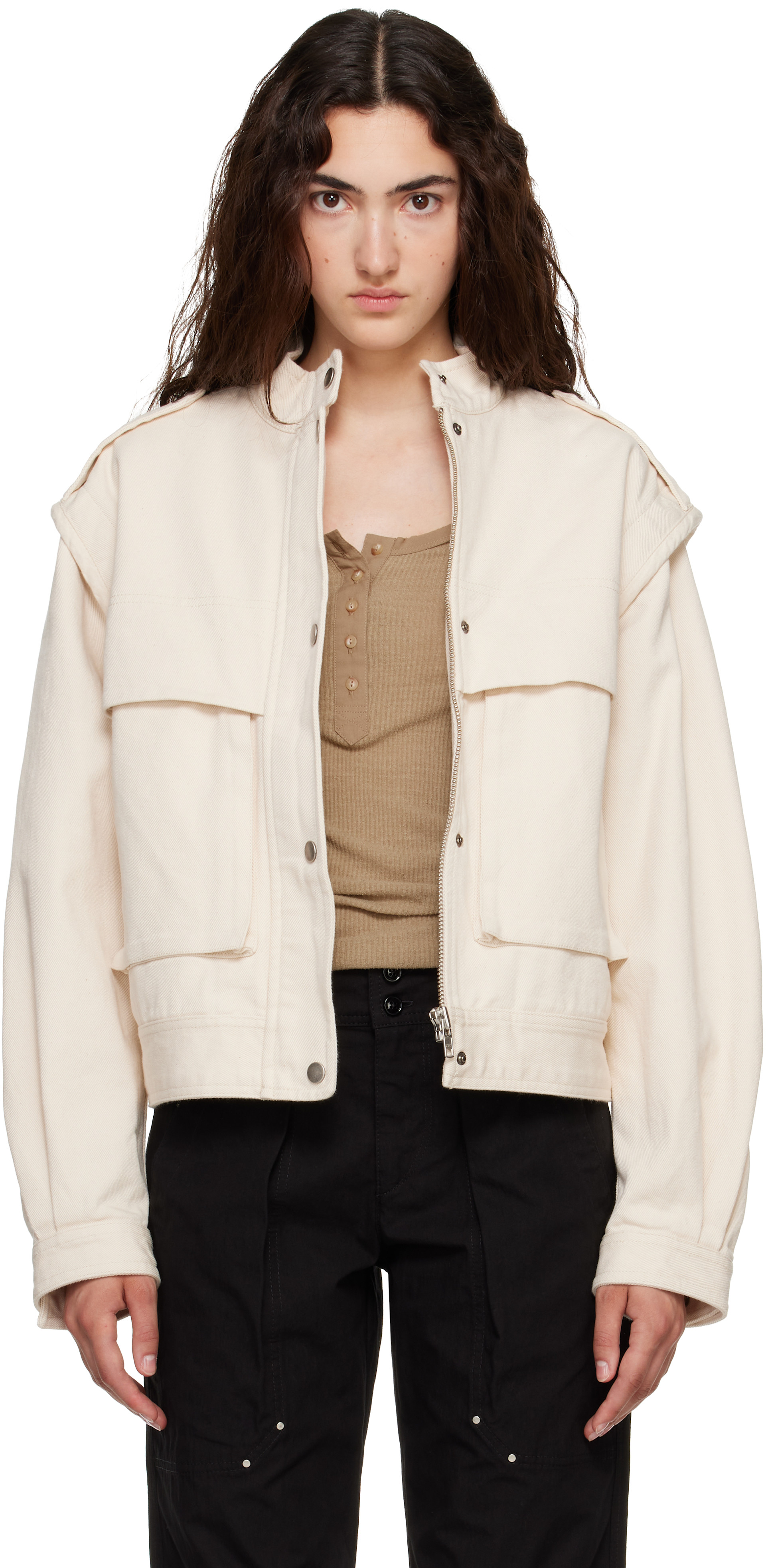 Isabel Marant Etoile - 오프 화이트 에다니 재킷