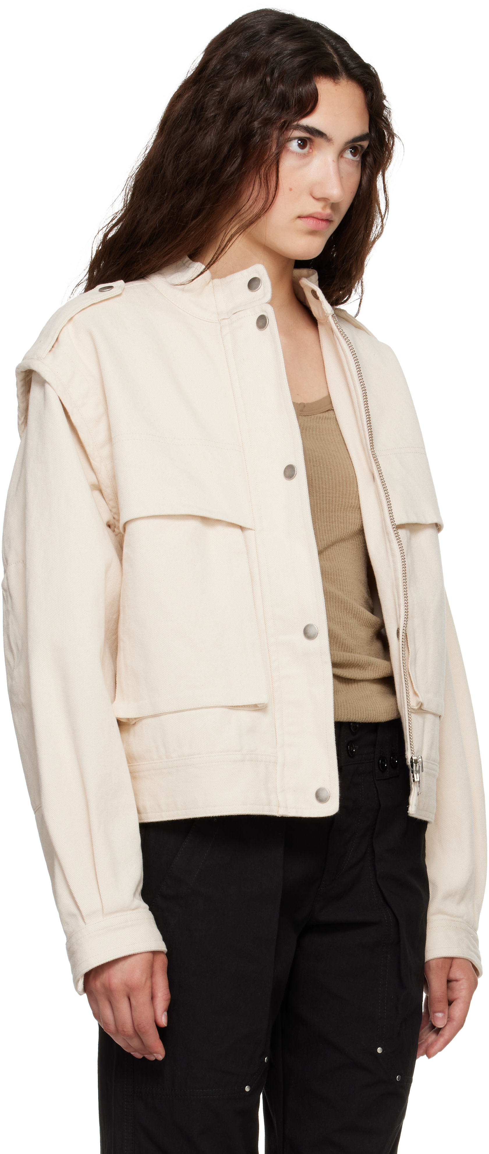 Isabel Marant Etoile - 오프 화이트 에다니 재킷