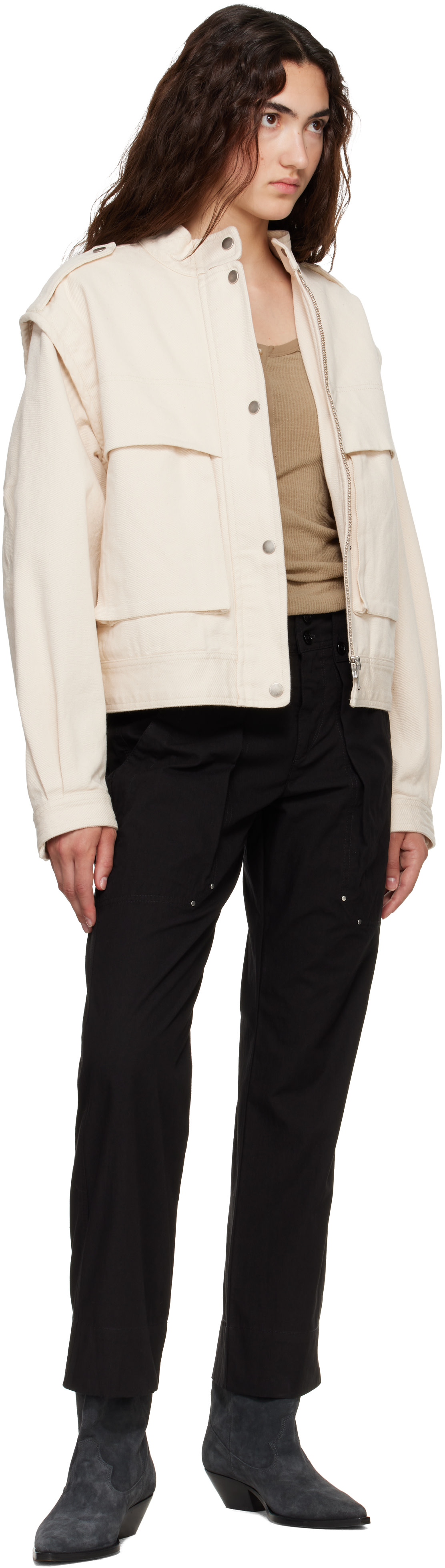 Isabel Marant Etoile - 오프 화이트 에다니 재킷
