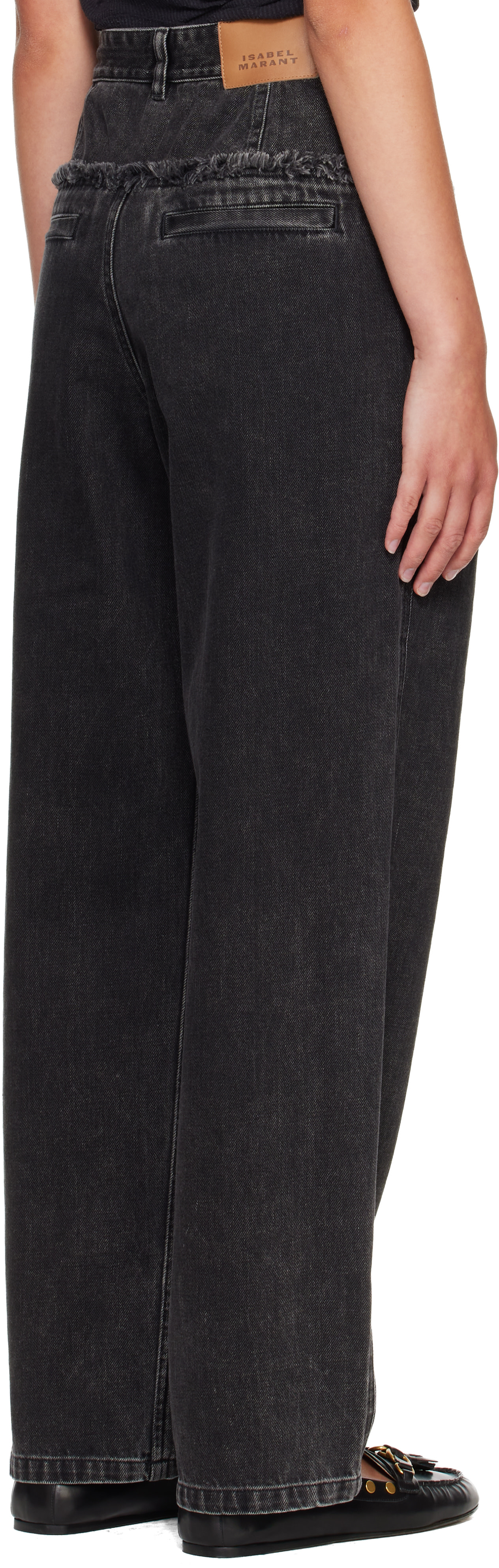 Isabel Marant Etoile: Black Iniza Jeans | SSENSE