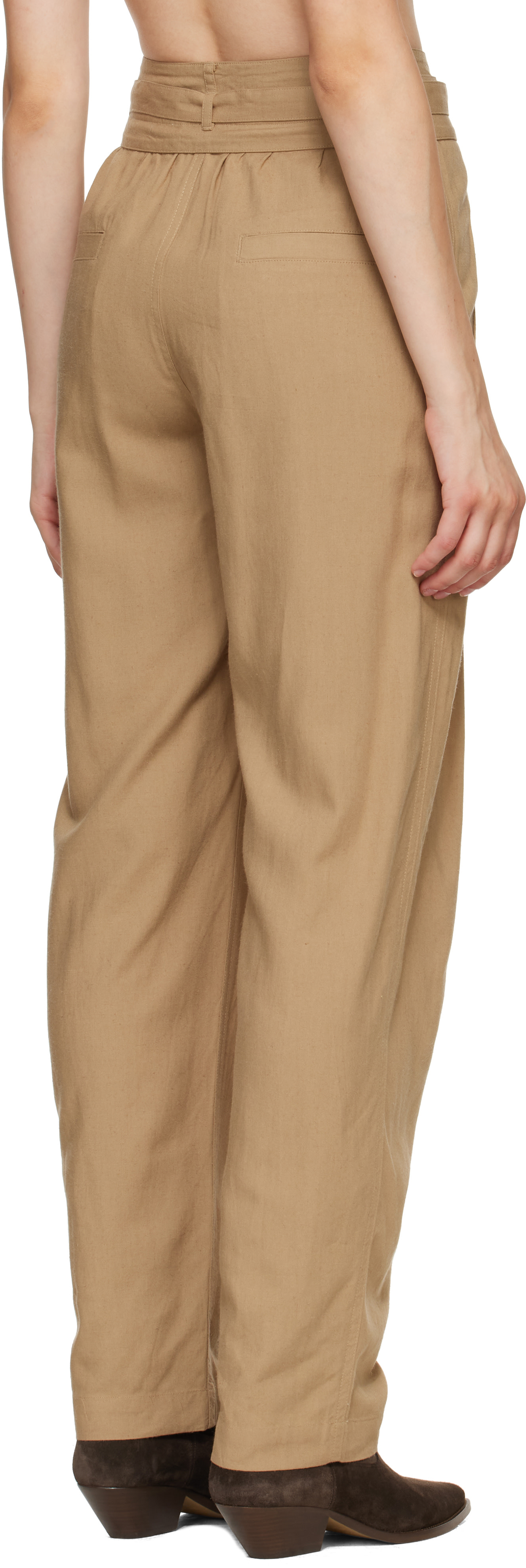 Isabel Marant Etoile - Pantalon Celia brun clair