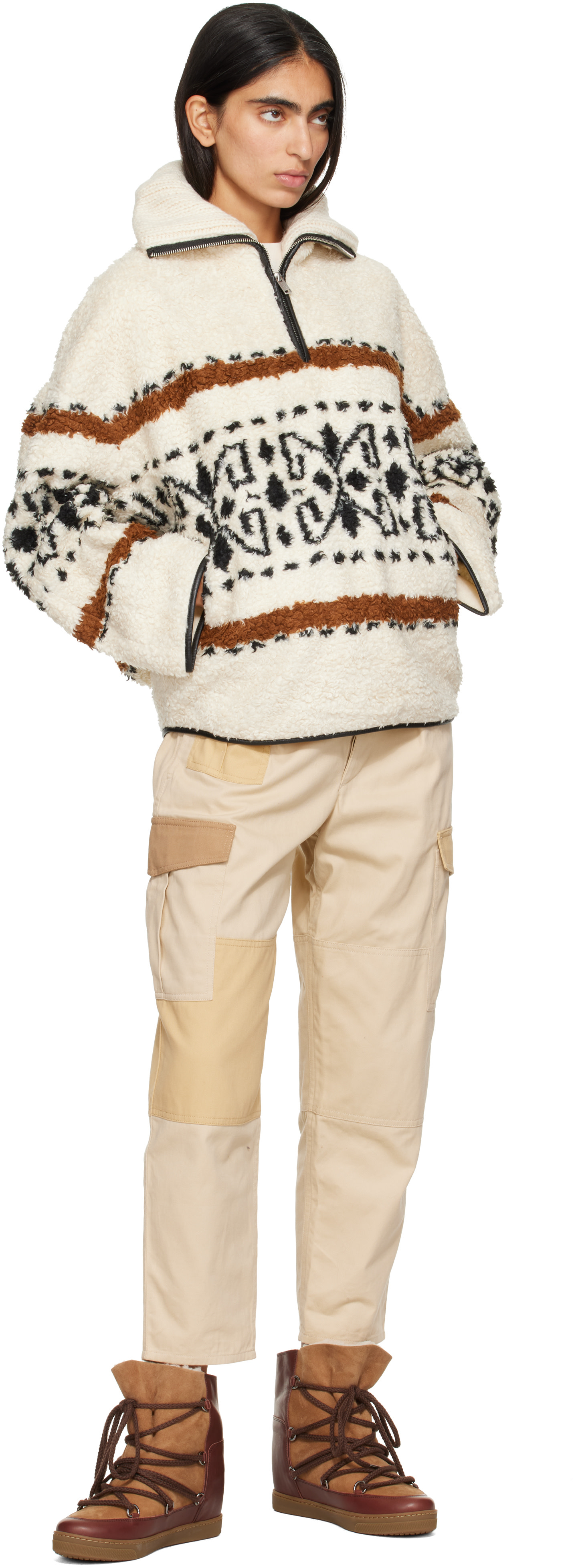 Isabel Marant Etoile - Pull Marner blanc cassé