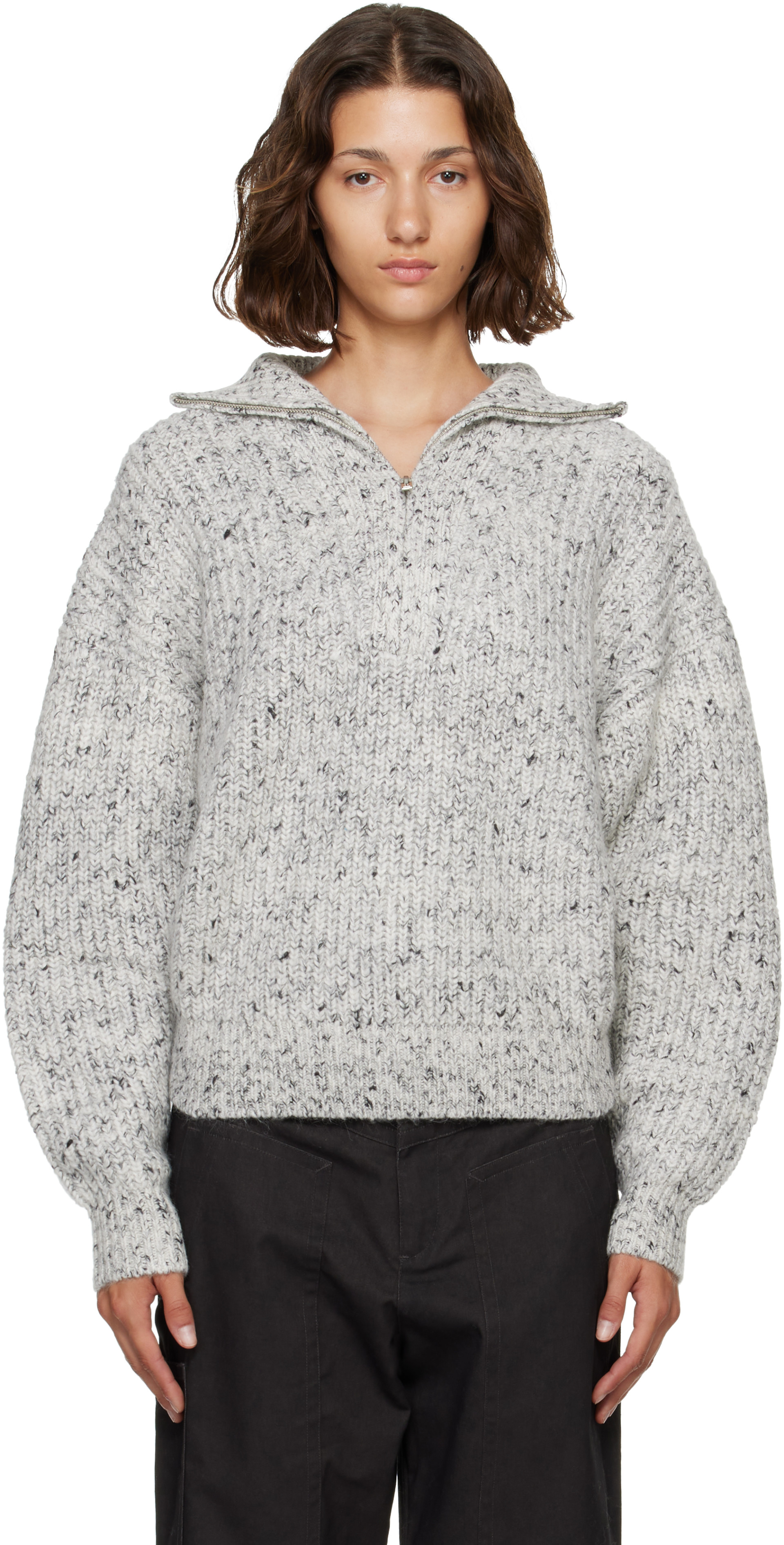Isabel Marant Etoile - Pull Anita gris