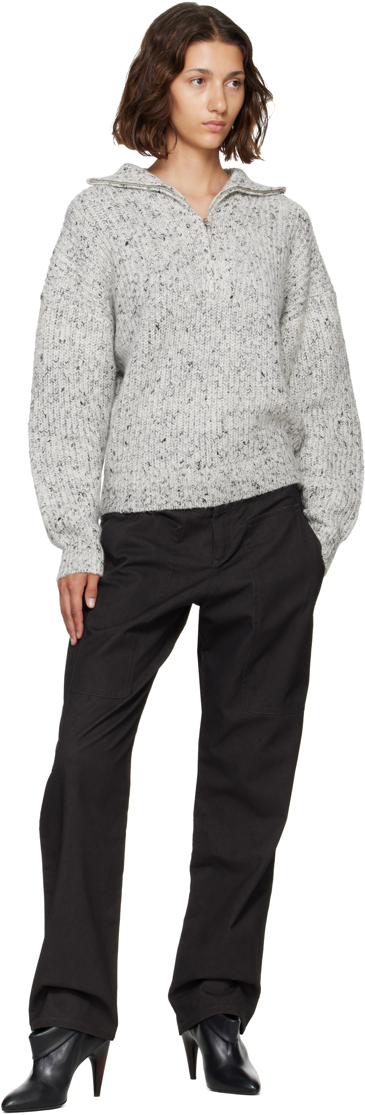 Isabel Marant Etoile - Pull Anita gris