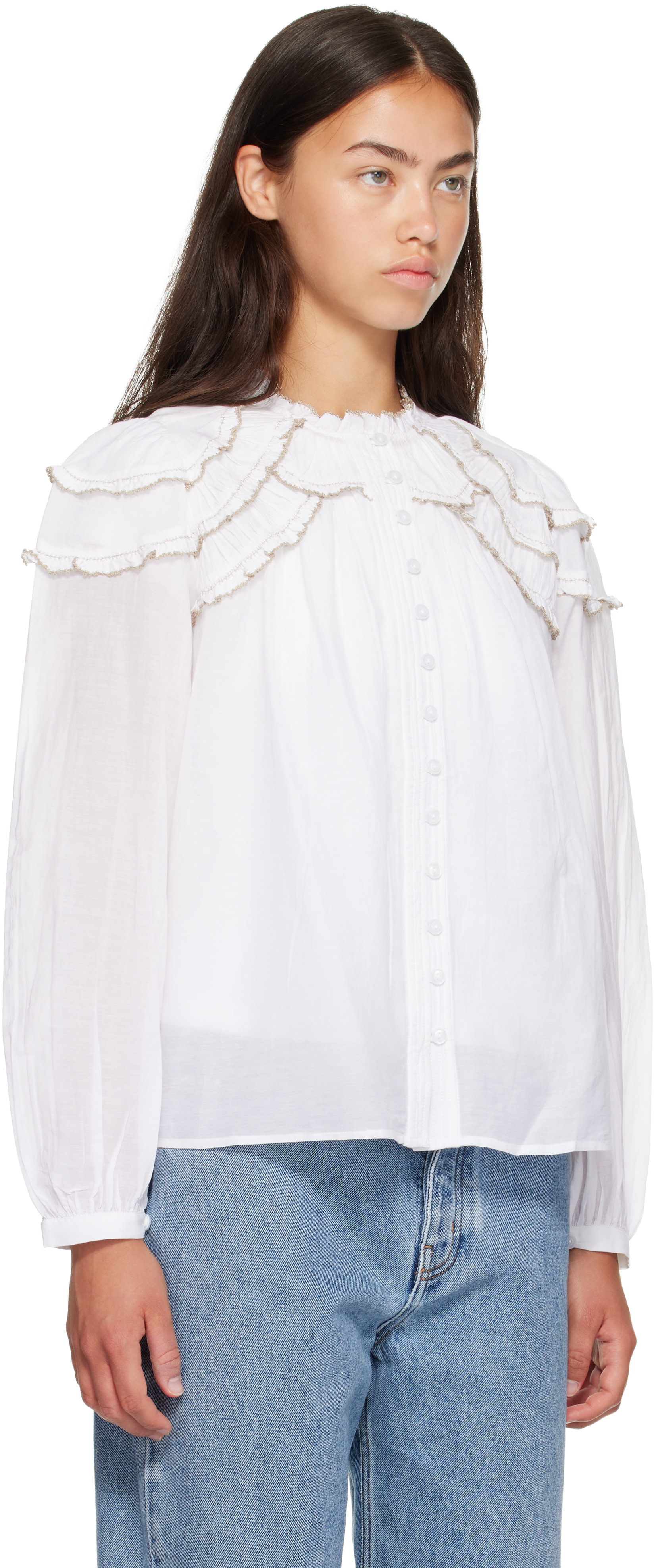 Isabel Marant Etoile - Chemisier Christa blanc