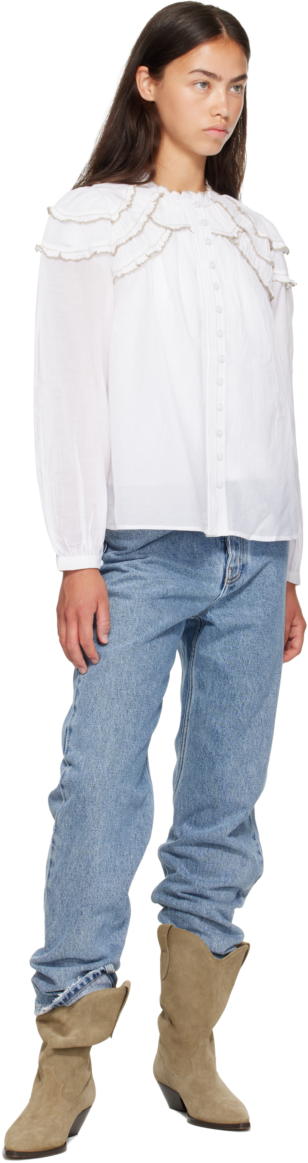 Isabel Marant Etoile - Chemisier Christa blanc