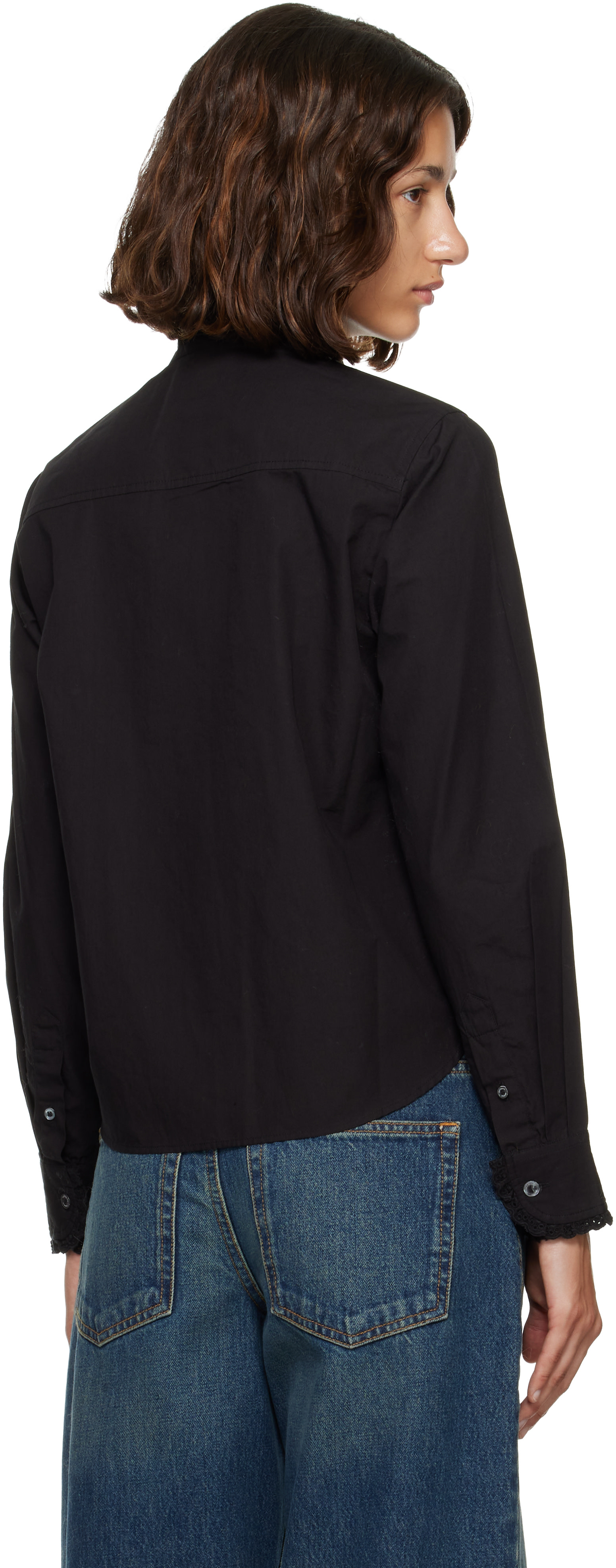 Isabel Marant Etoile: Black Nazila Shirt | SSENSE