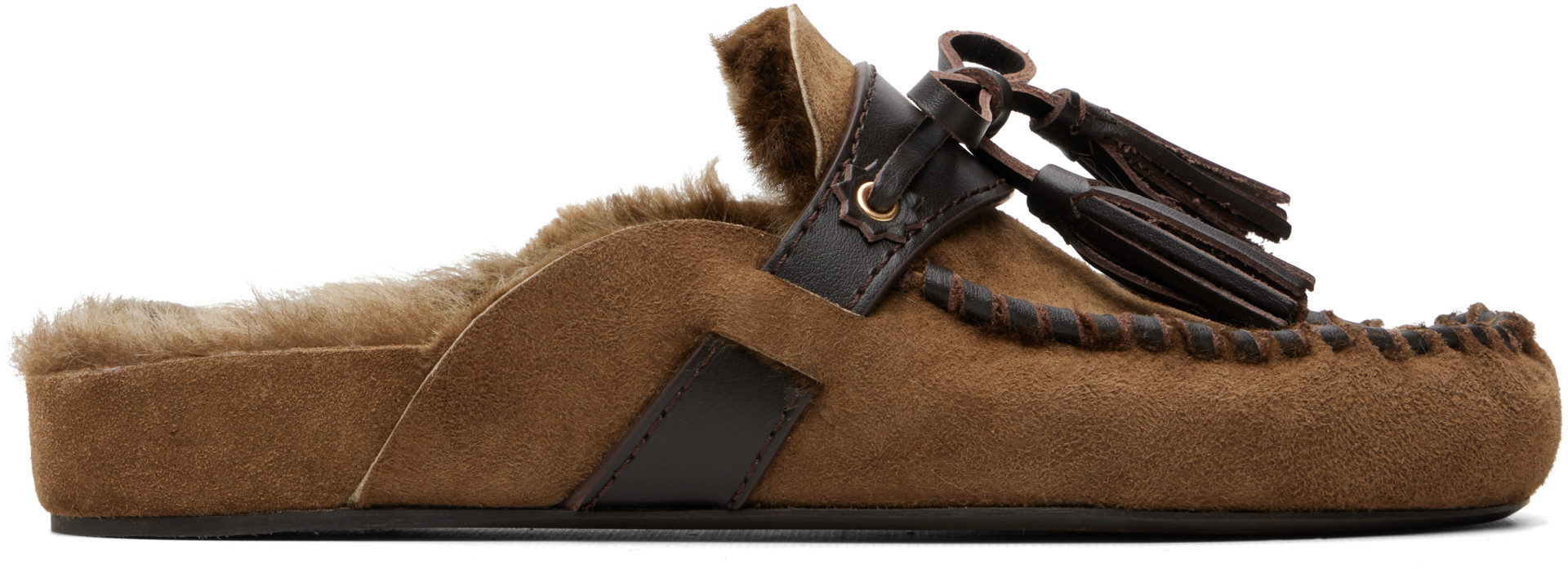 Isabel Marant - Flâneurs de style mule Malvin brunes