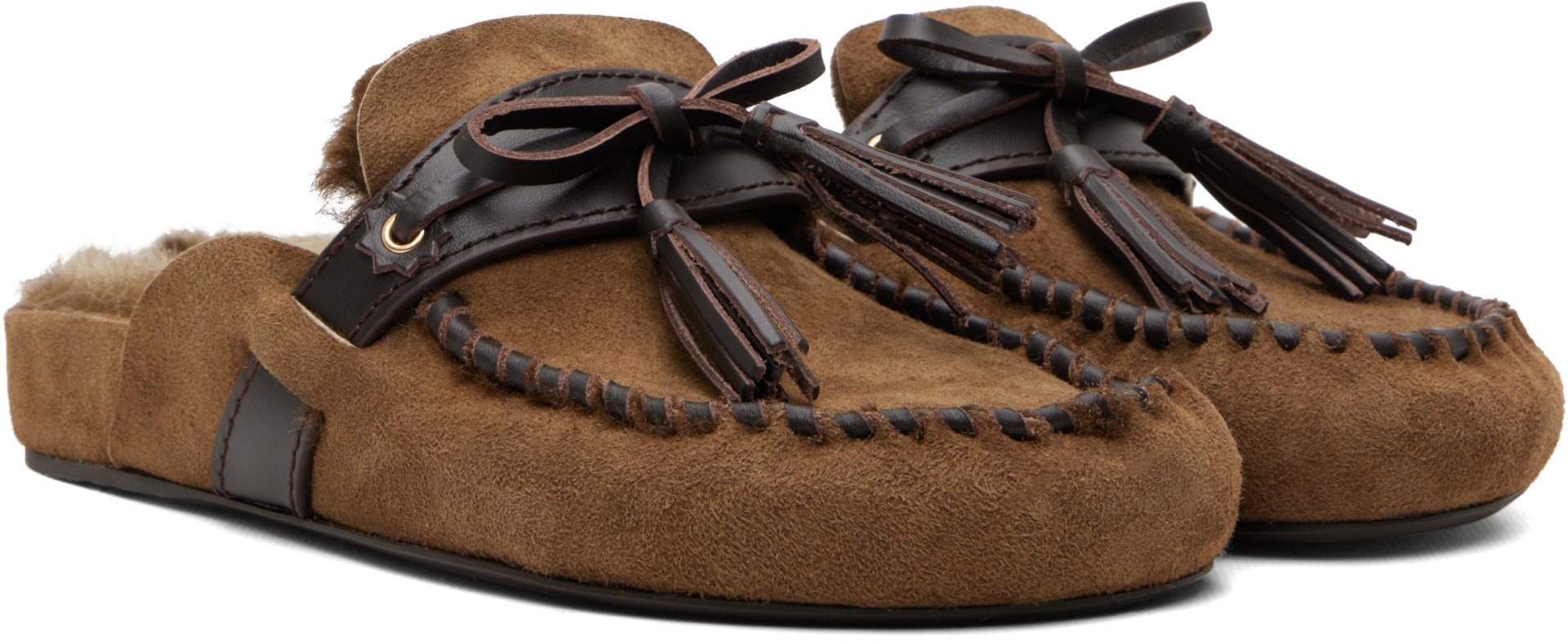 Isabel Marant - Flâneurs de style mule Malvin brunes
