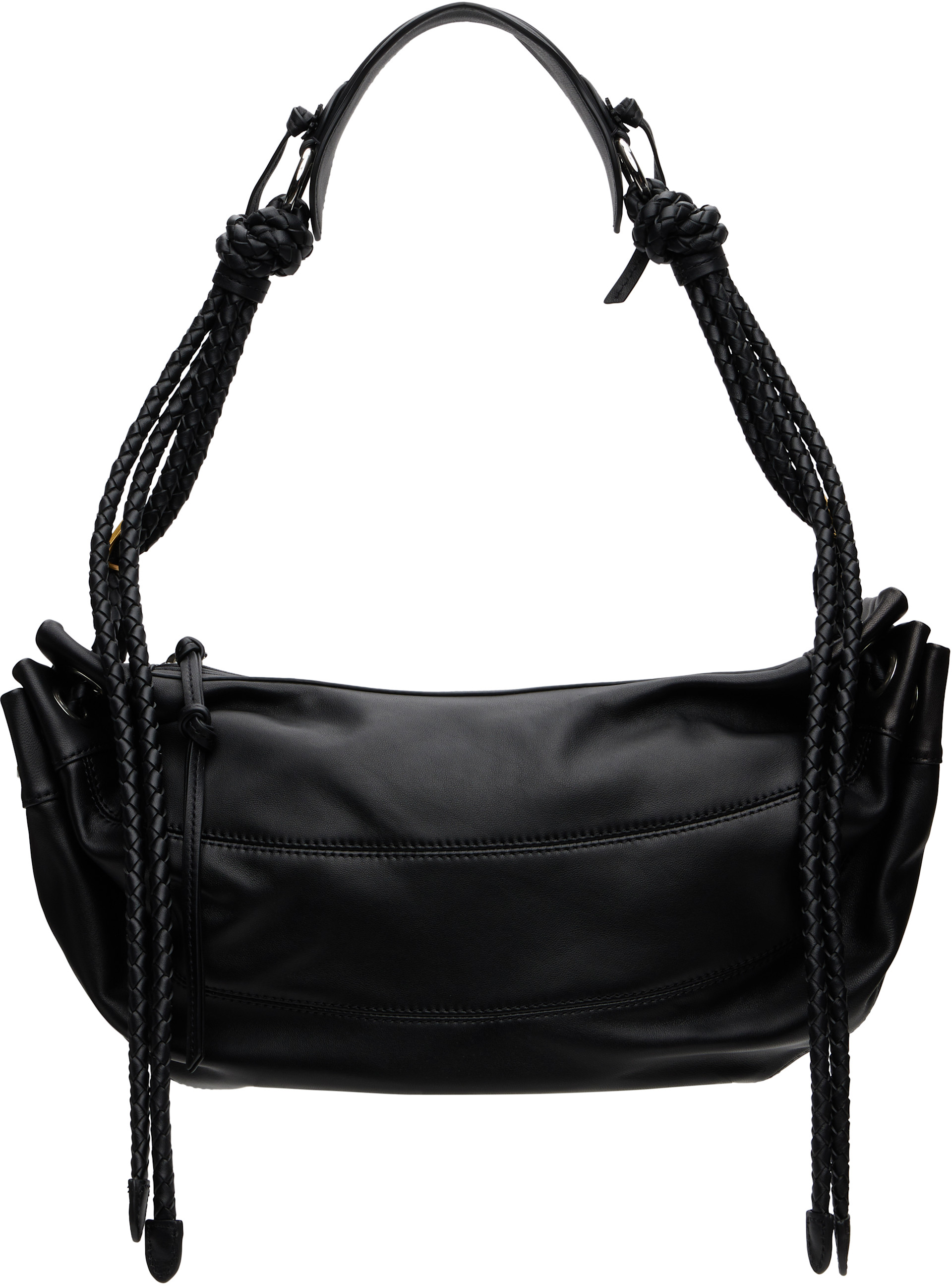 Isabel Marant: Black Maia Medium Shoulder Bag | SSENSE