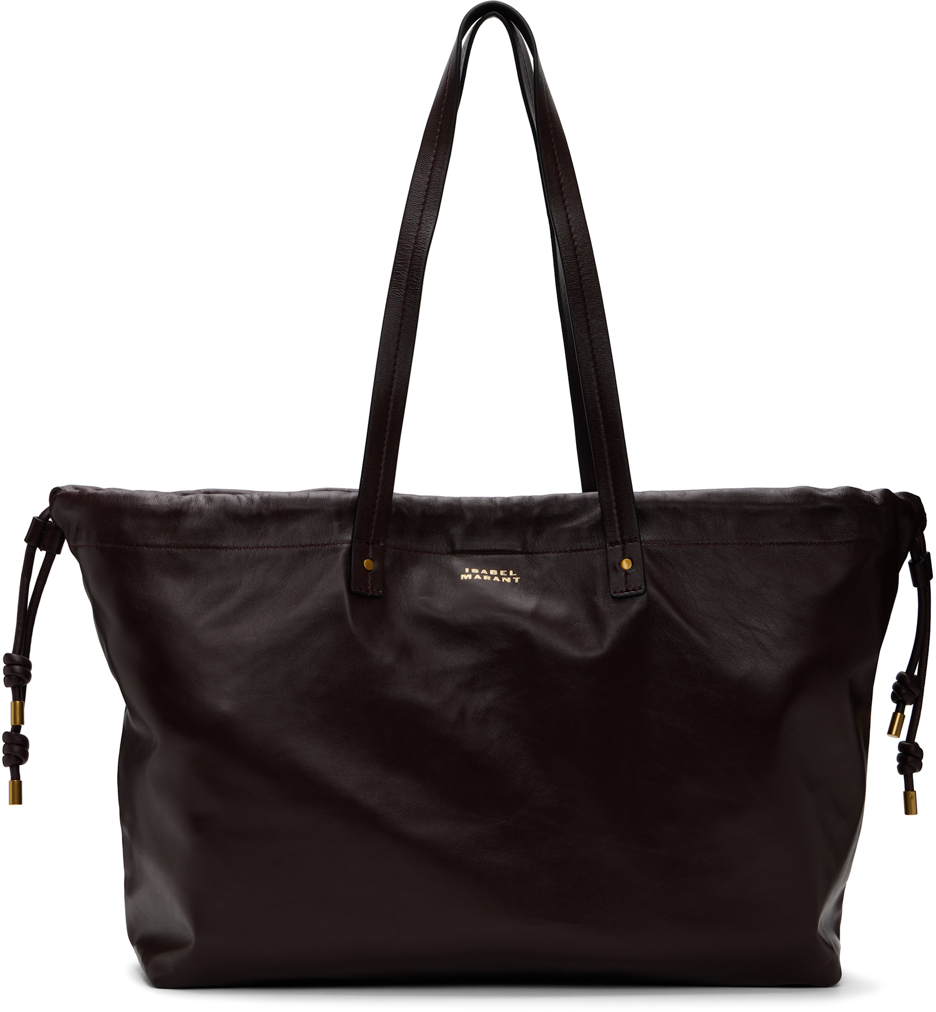 Isabel Marant - Cabas horizontal Silven bourgogne