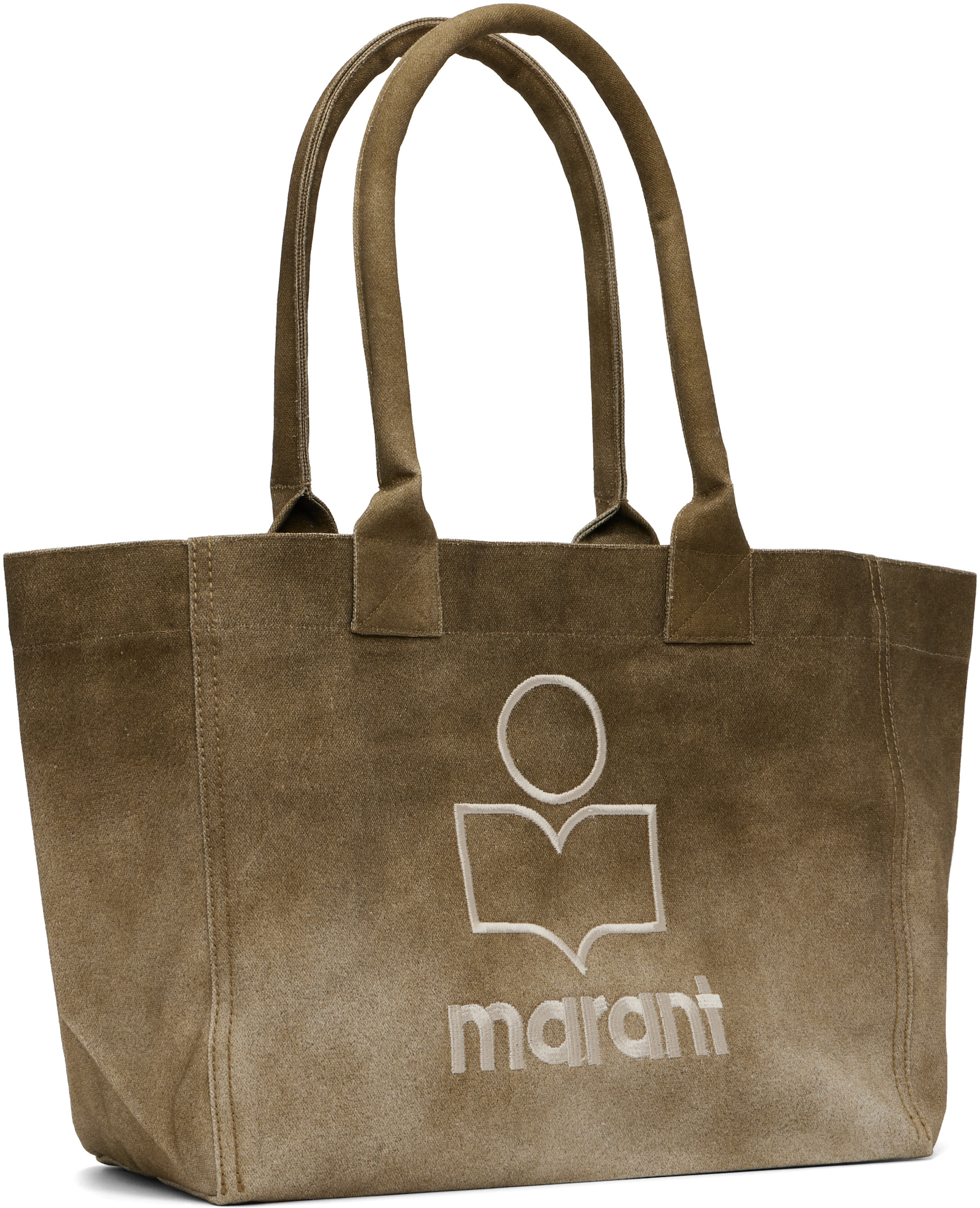 Isabel Marant: Khaki Yenky Small Tote | SSENSE