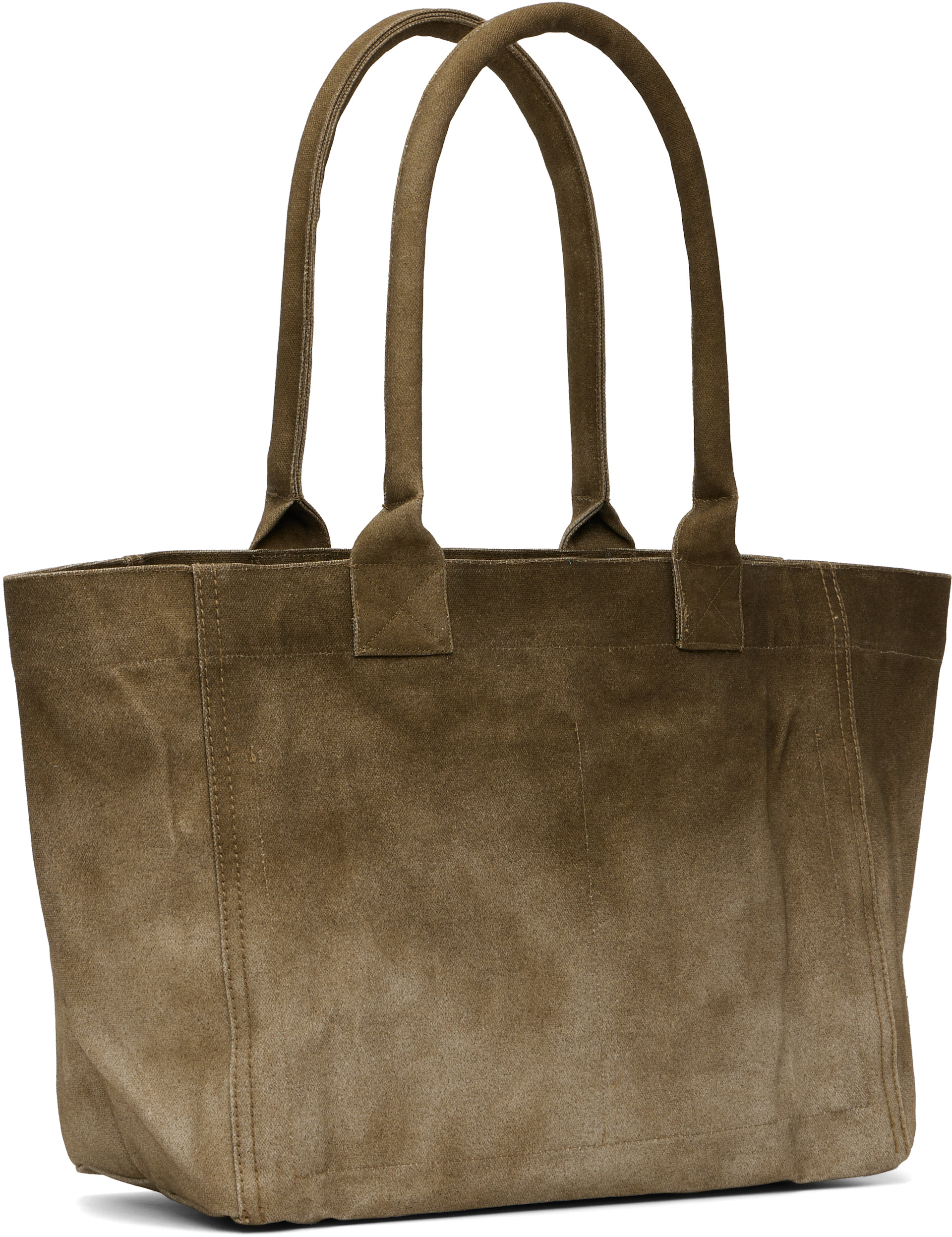 Isabel Marant: Khaki Yenky Small Tote | SSENSE