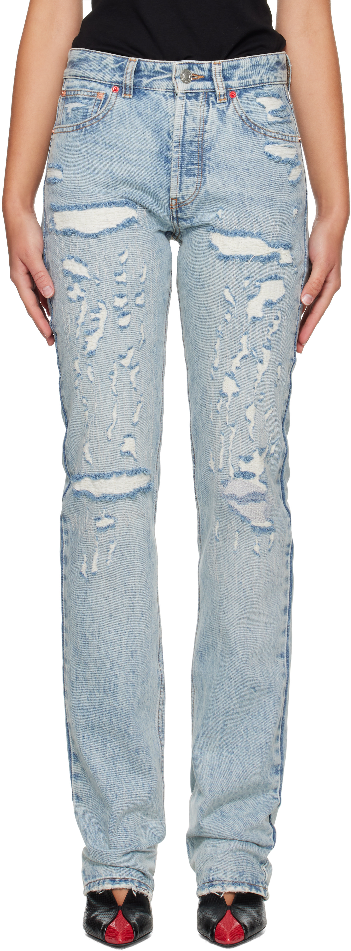 Isabel Marant - Jean long Daya bleu