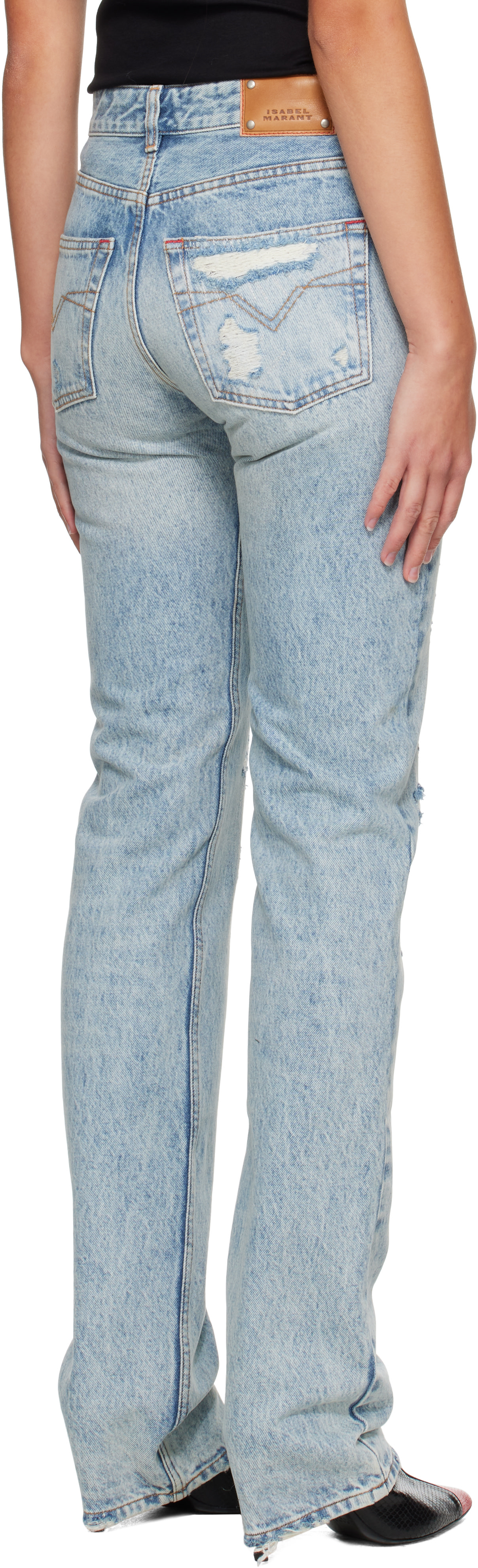 Isabel Marant - Jean long Daya bleu