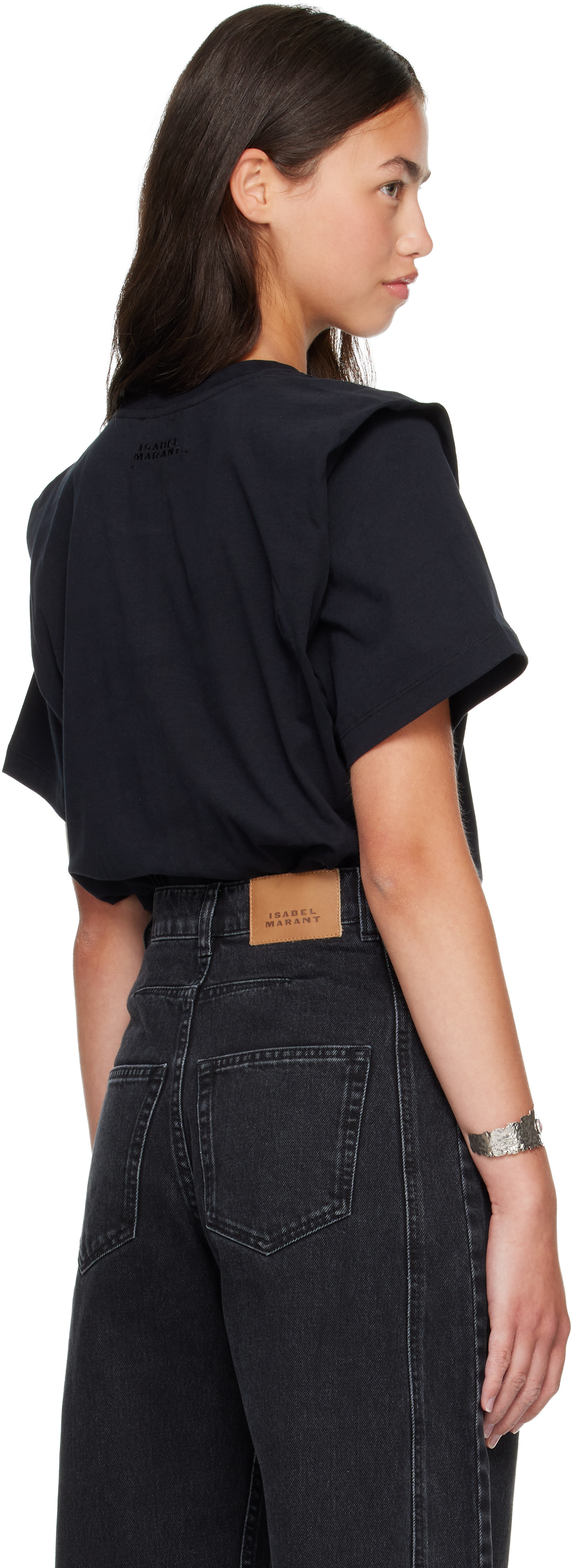 Isabel Marant: Black Zelitos T-shirt | SSENSE