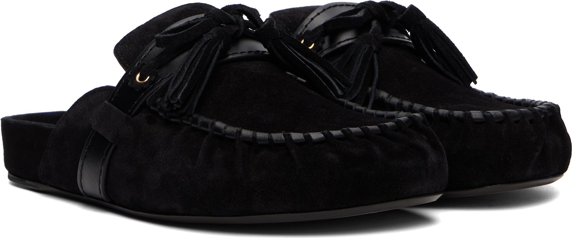 Isabel Marant - Flâneurs de style mule Malvin noirs
